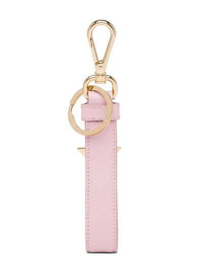 Prada triangle logo keyring outlook