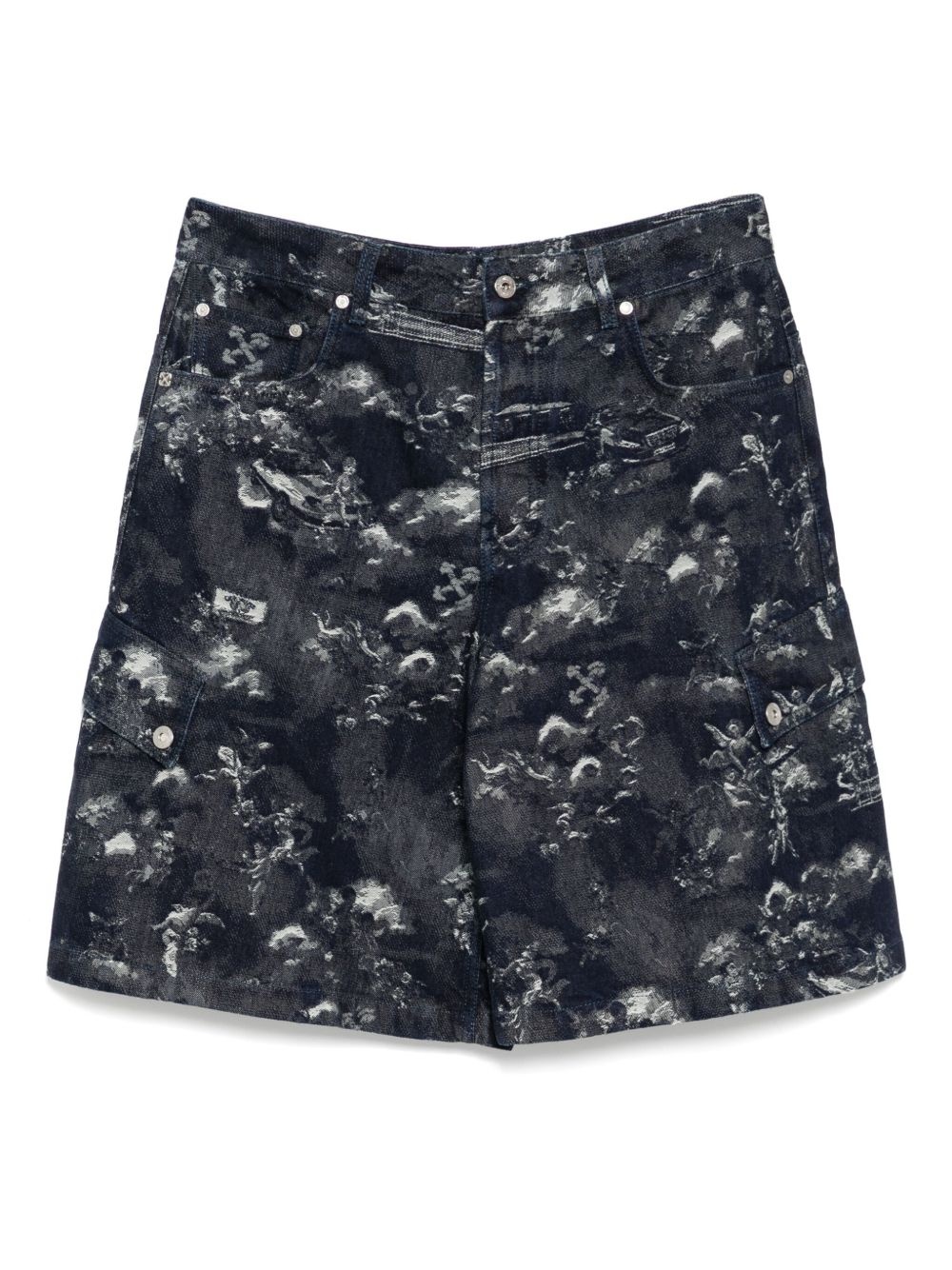 graphic-print shorts - 1