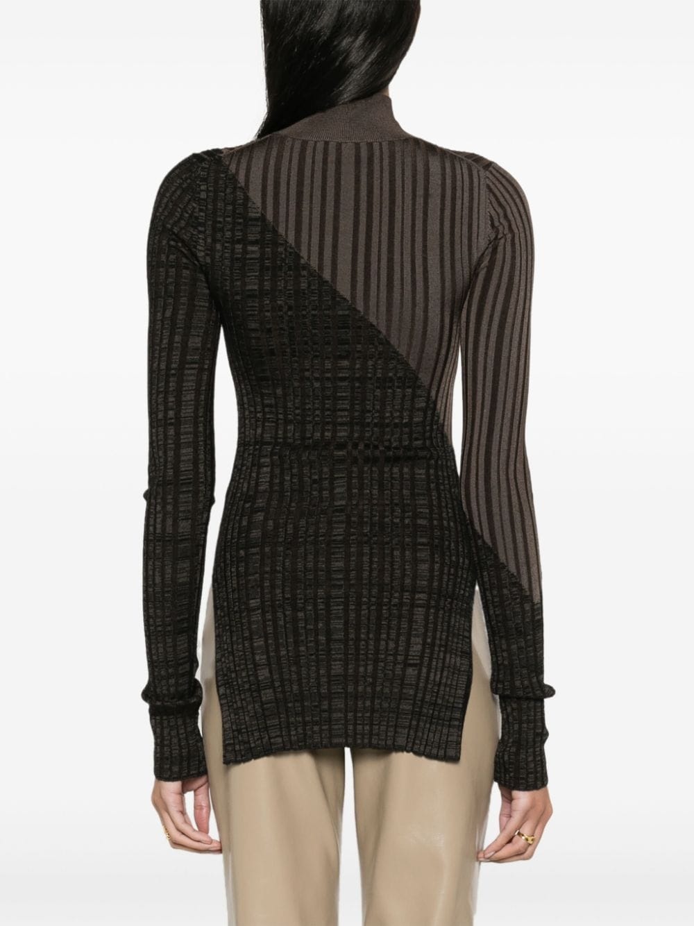 Zareen high-neck ribbed jumper - 4