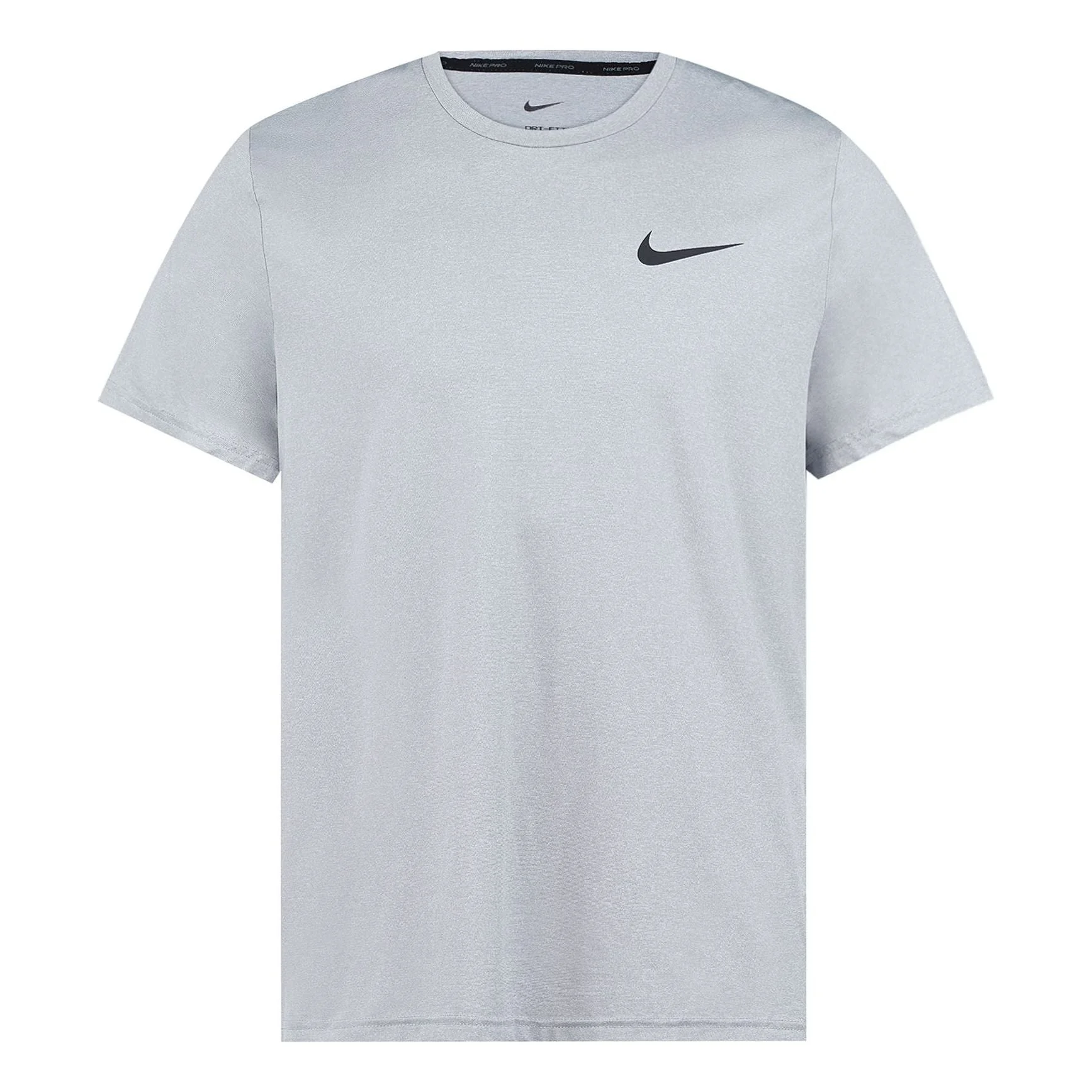 Nike Pro Dri-FIT Sports Training Quick Dry Round Neck Short Sleeve Gray CZ1182-073 - 1
