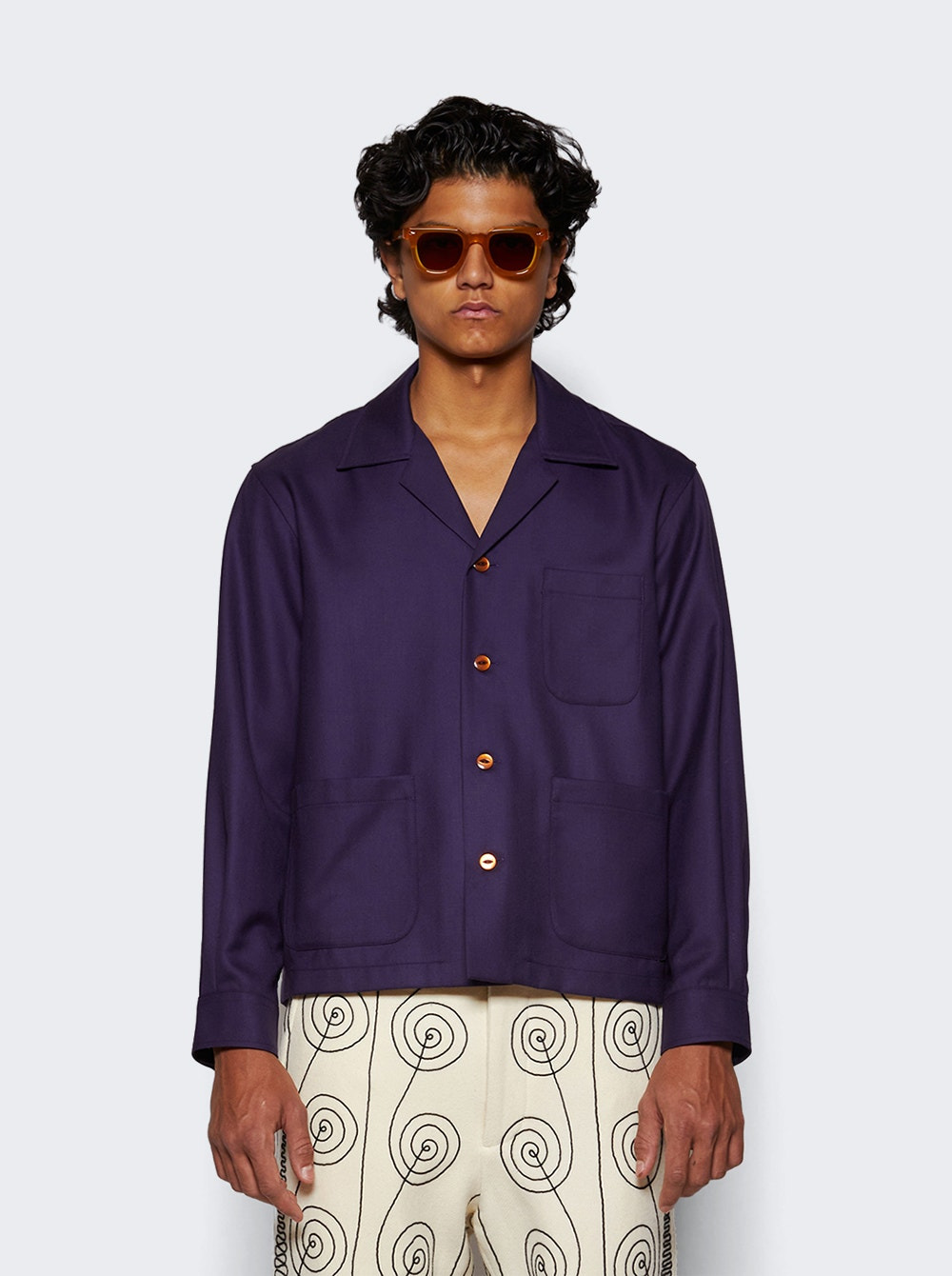 Aubergine Overshirt Plum - 3