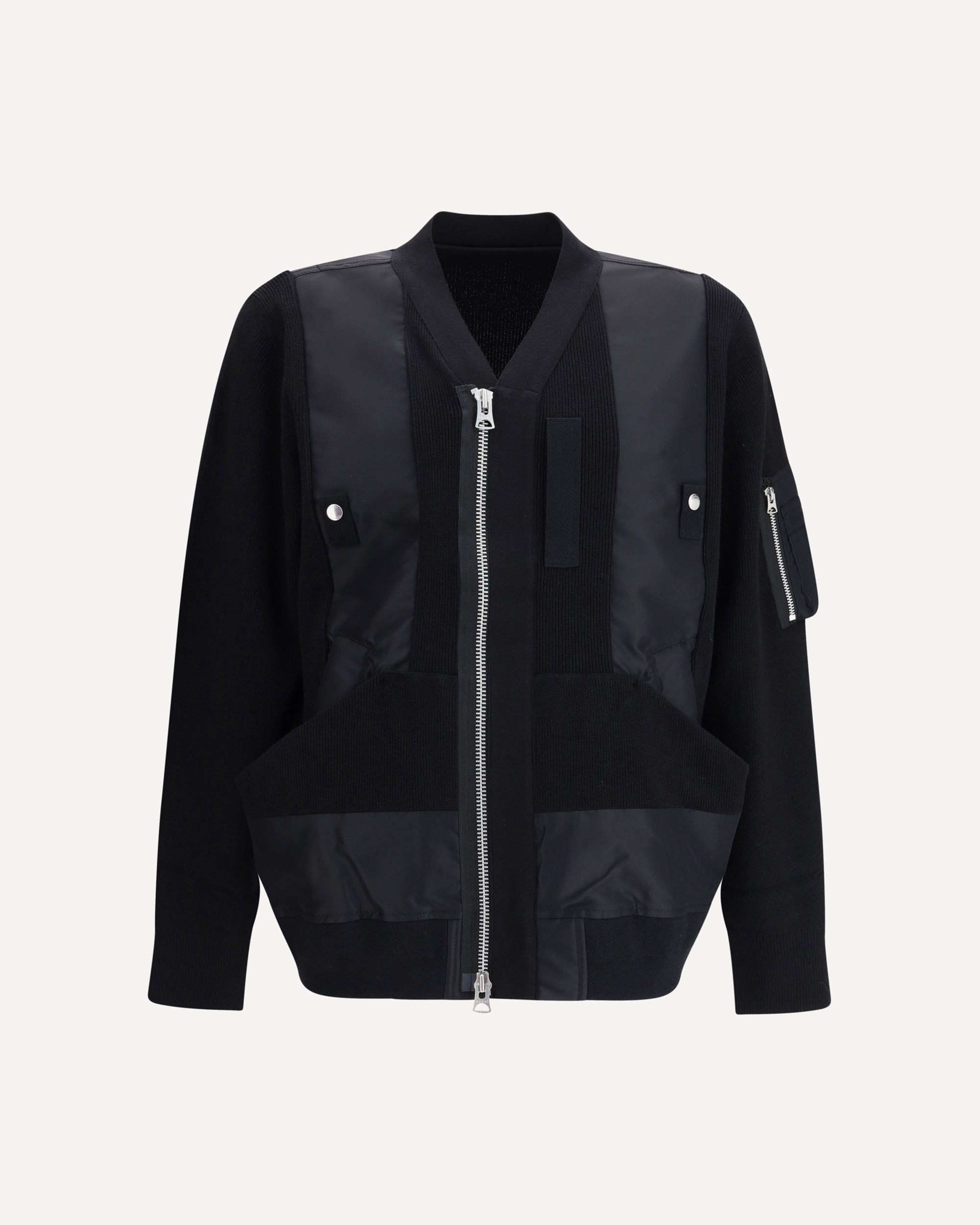 Zip paneled Jacket - 1