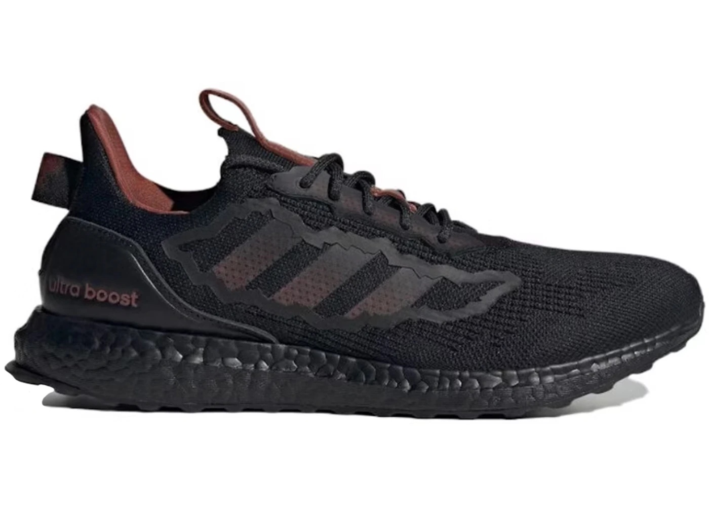 Adidas ultra boost black red sale