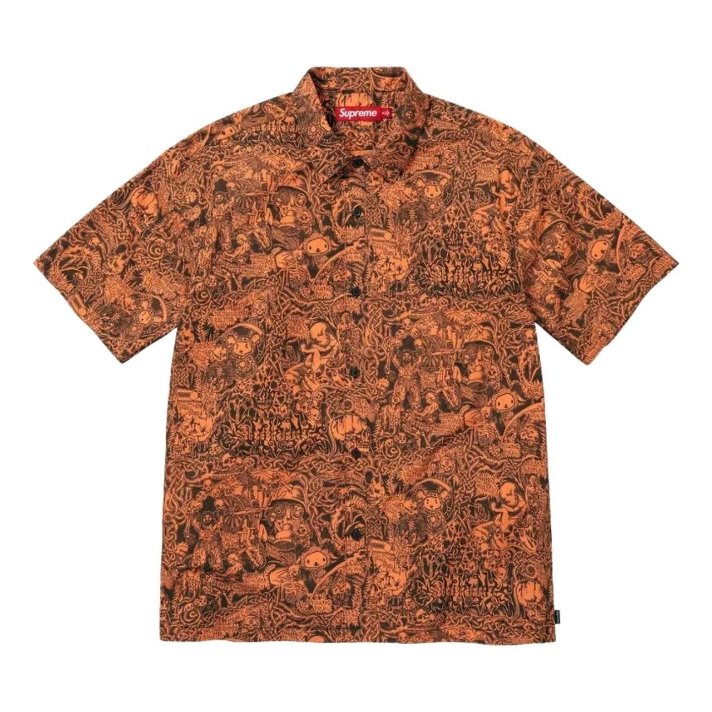 Supreme SS26 Wombat S/S Shirt 'Orange' SUP-SS26-334-ORG - 1