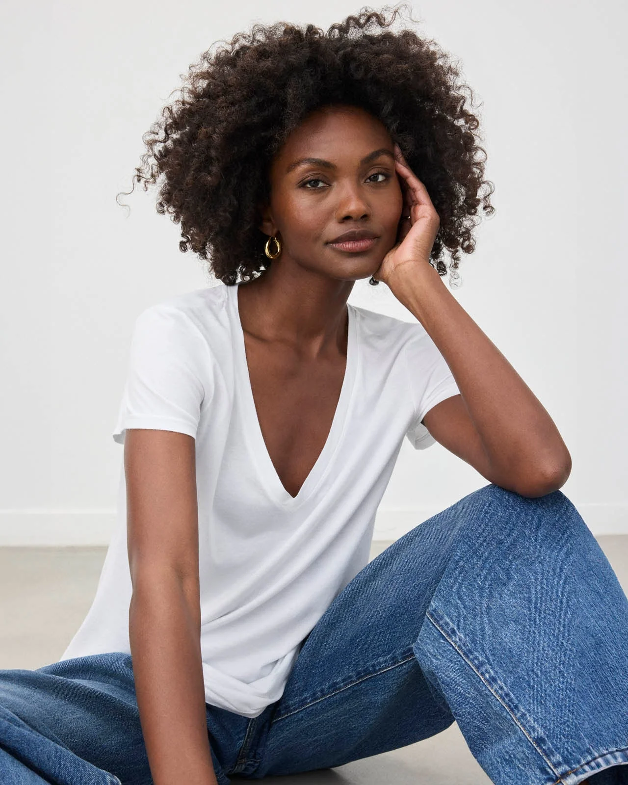 Kate V-Neck Tee - 1