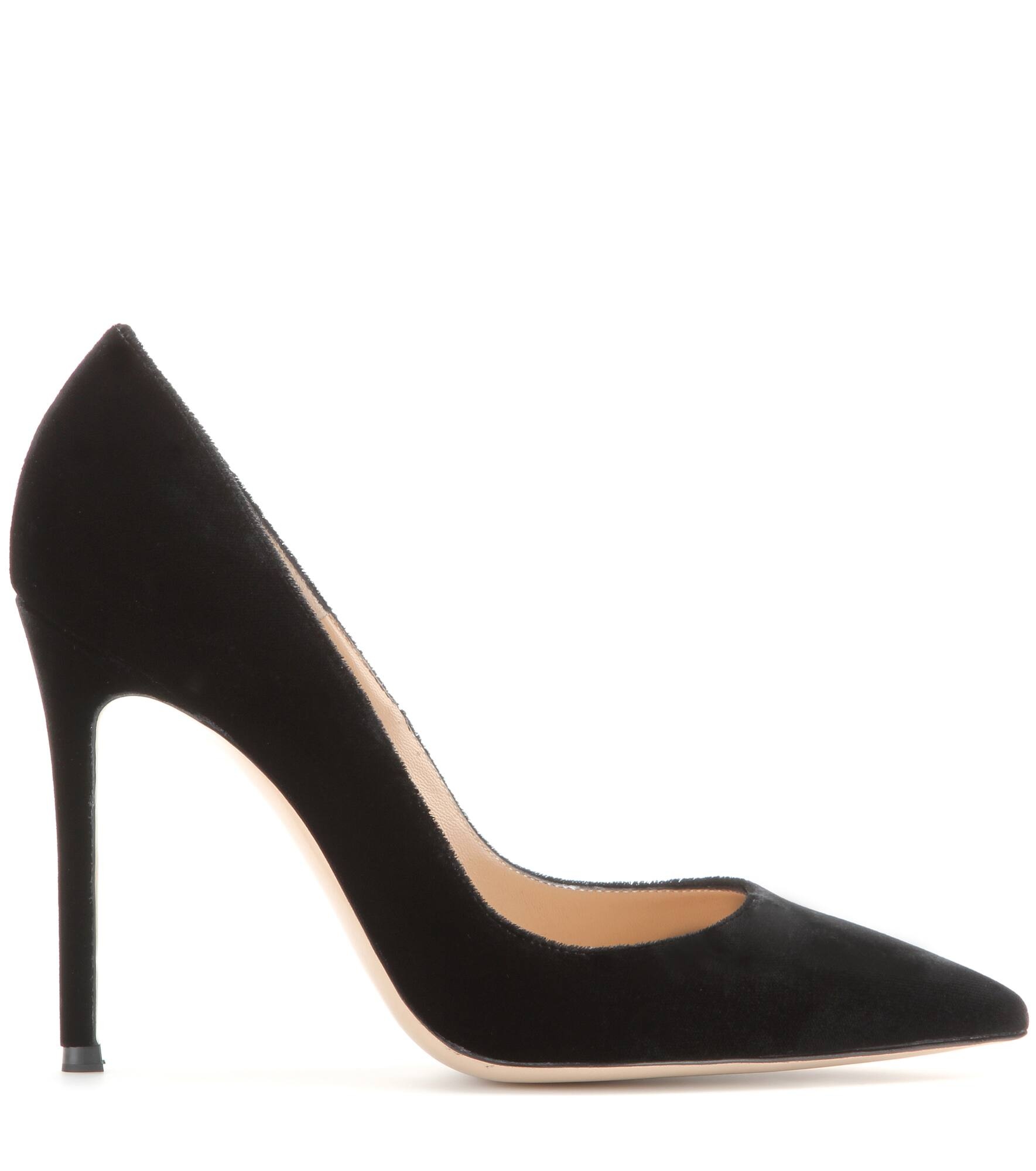 Gianvito 105 velvet pumps - 4