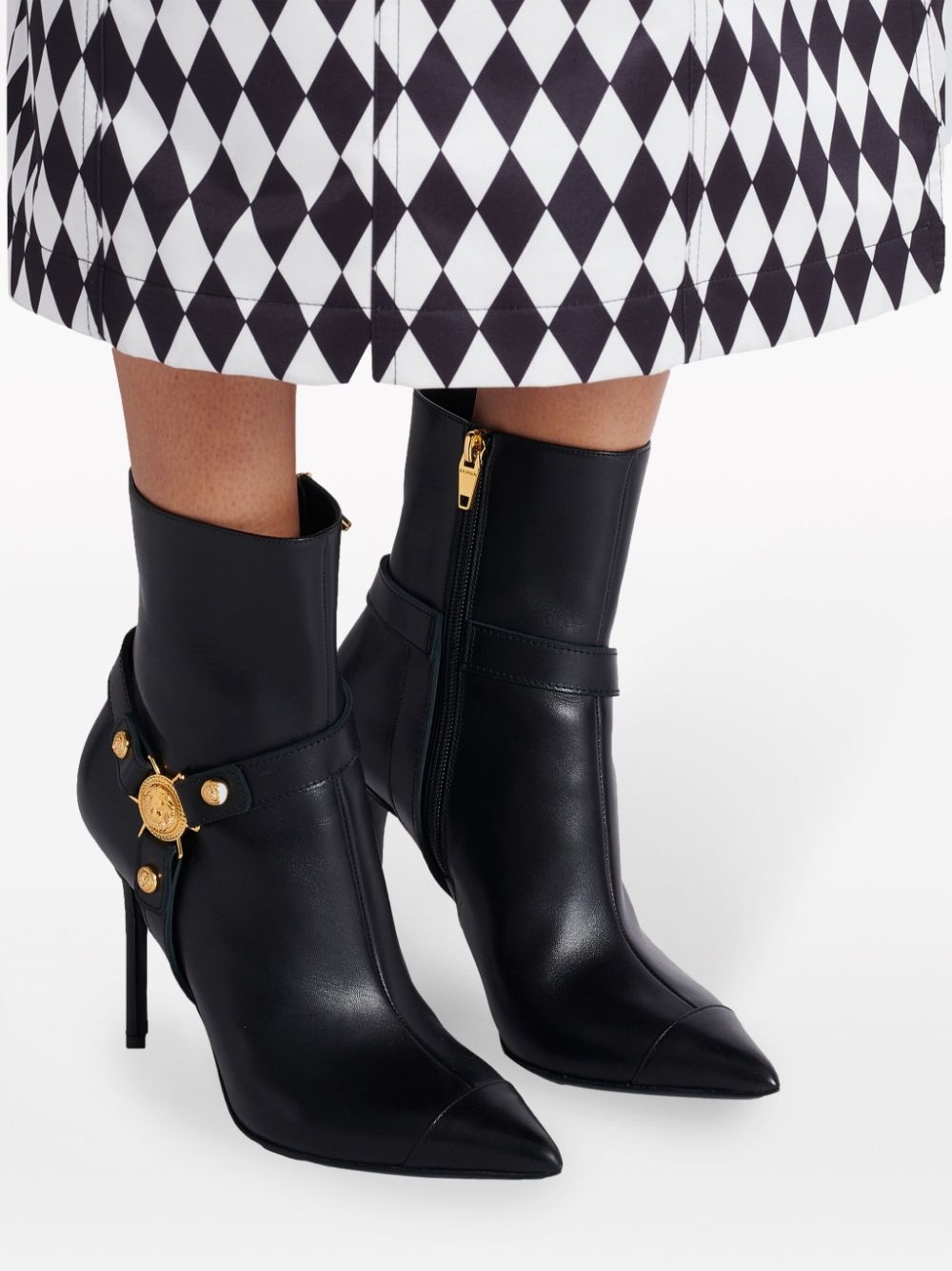 Eva 95mm logo-plaque ankle boots - 7