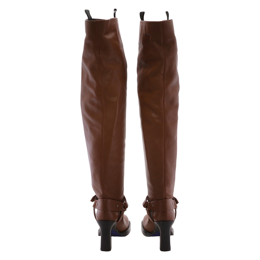 Burberry Leather Soft Stirrup Boots - 4