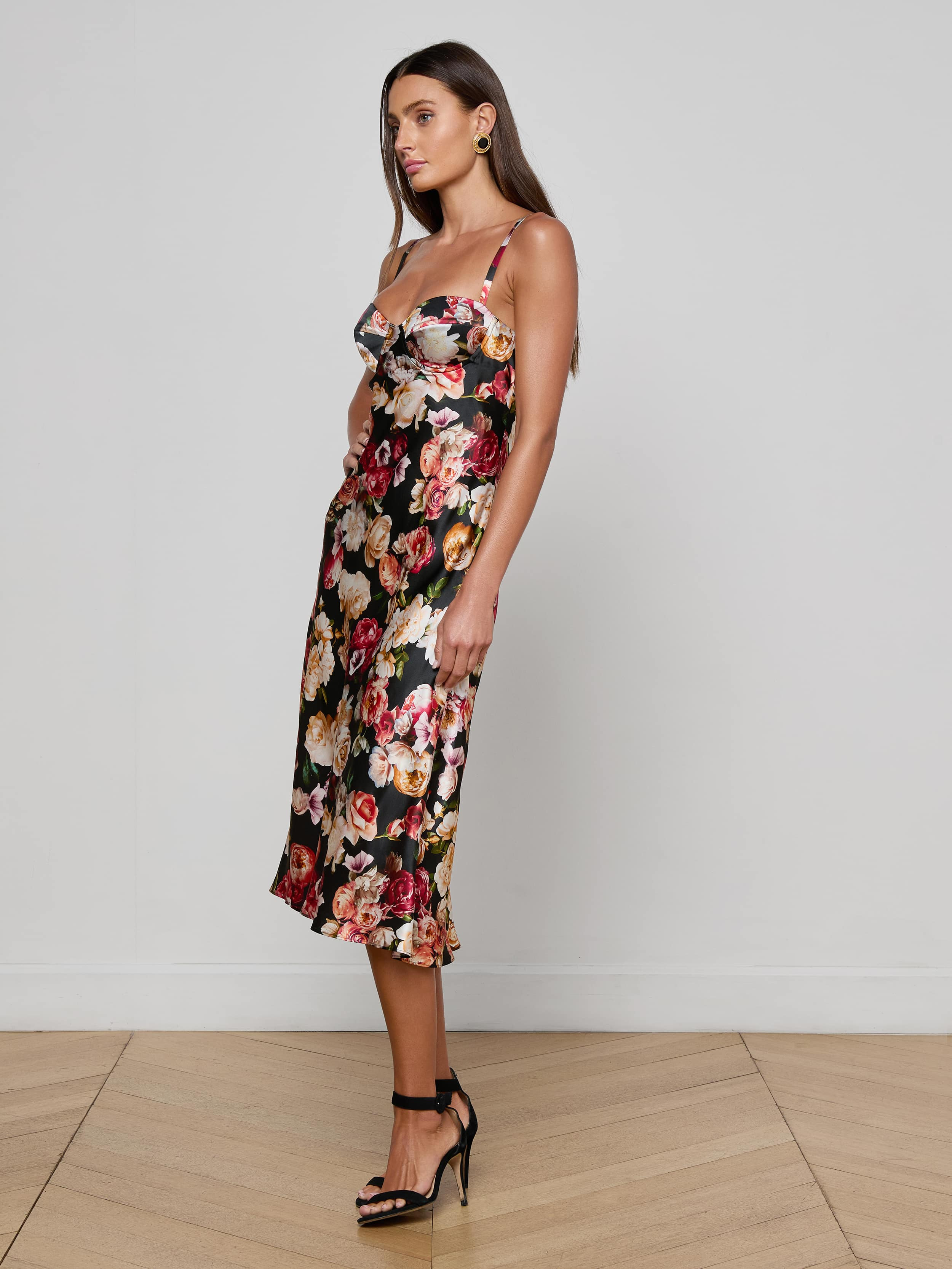 Solay Silk Slip Dress - 3