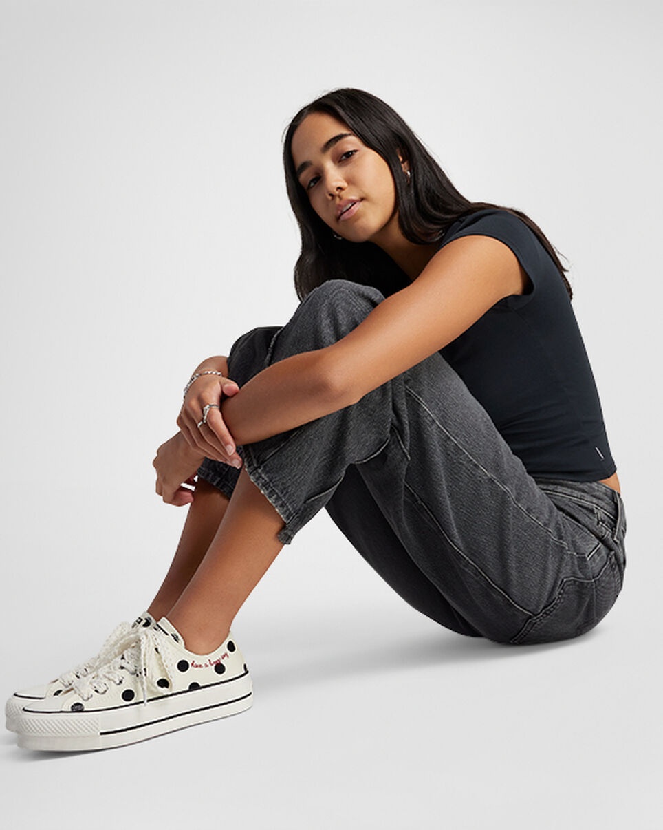 Chuck Taylor All Star Lift Platform Polka Dots - 9