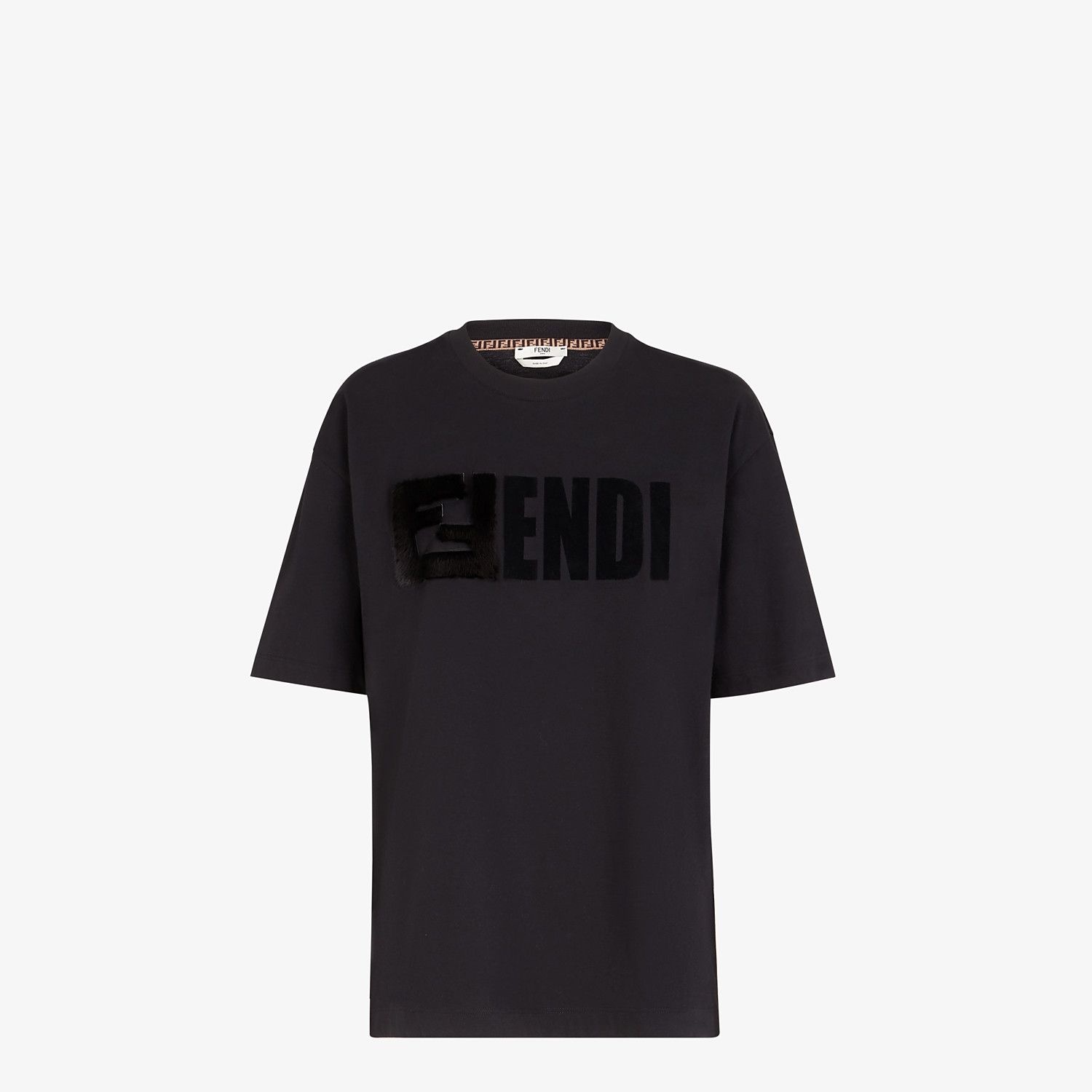 Black jersey T-shirt - 1