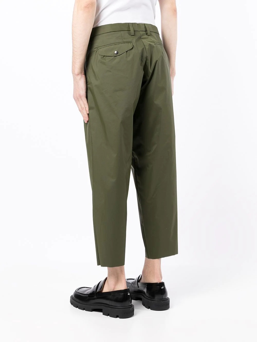 cropped cigarette trousers - 4