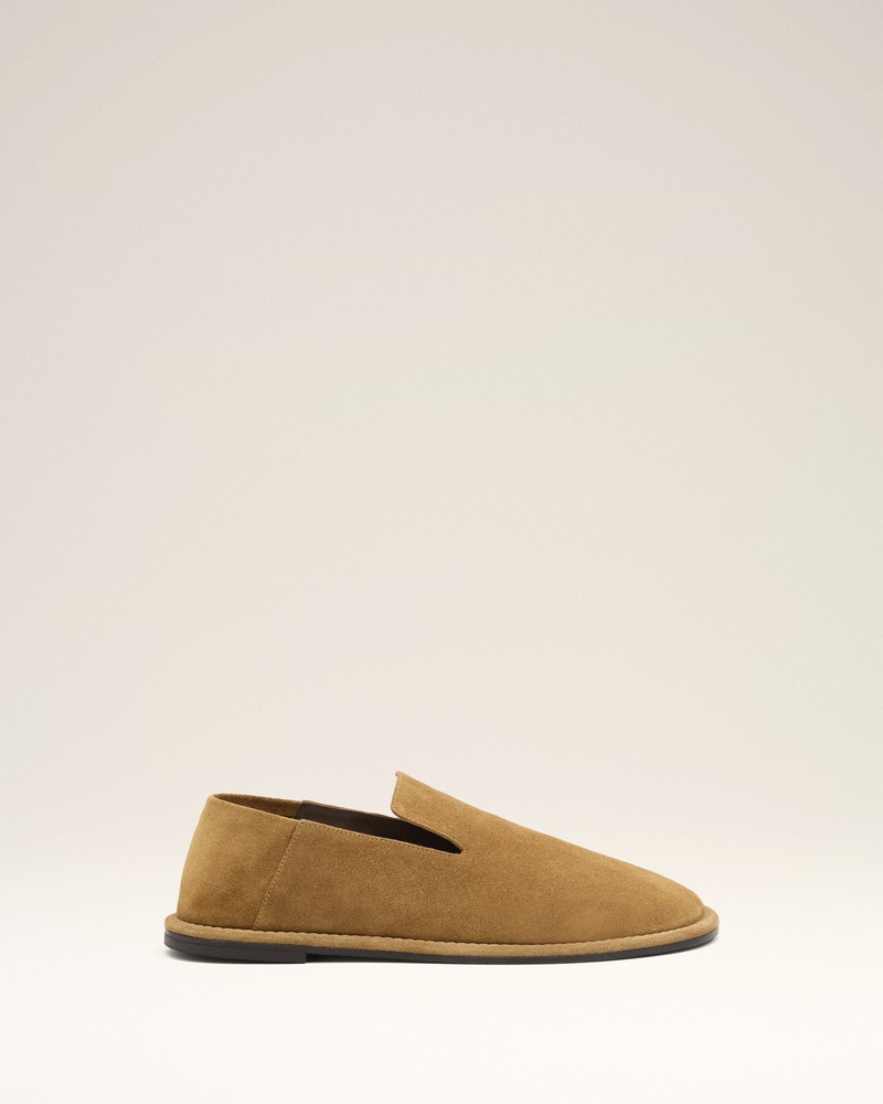 BROWN COW LEATHER MIDI SLIPPERS 1