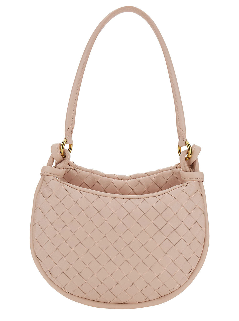 Bottega Veneta Women 'Small Gemelli' Pink Shoulder Bag With Intrecciato Motif In Leather Woman - 4
