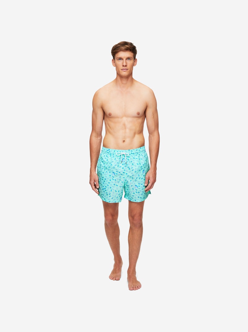 Men's Short Swim Shorts Maui 53 Mint - 4