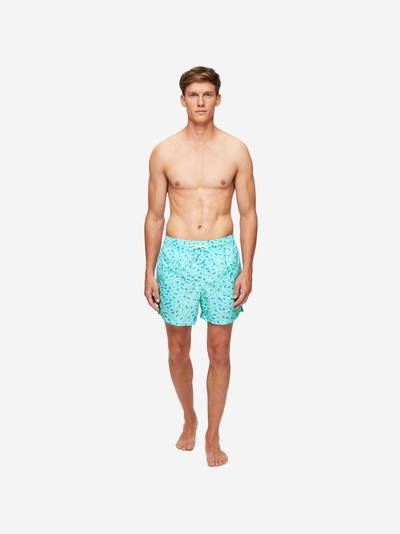 Derek Rose Men's Short Swim Shorts Maui 53 Mint outlook
