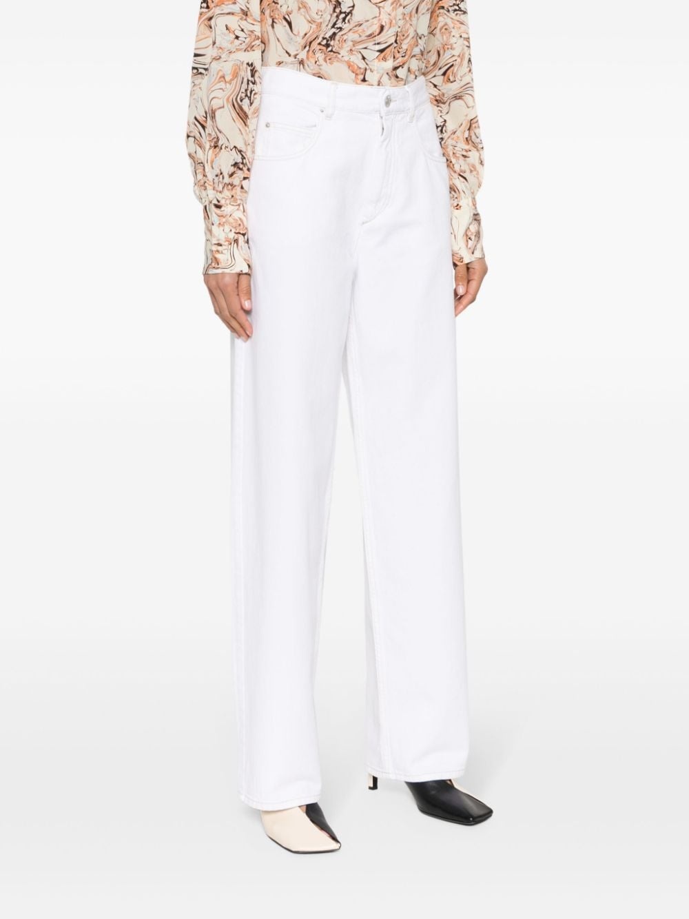 Joanny mid-rise straight-leg jeans - 3