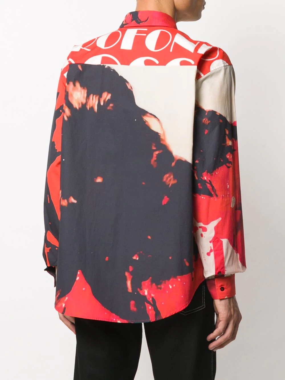 abstract-print shirt - 4