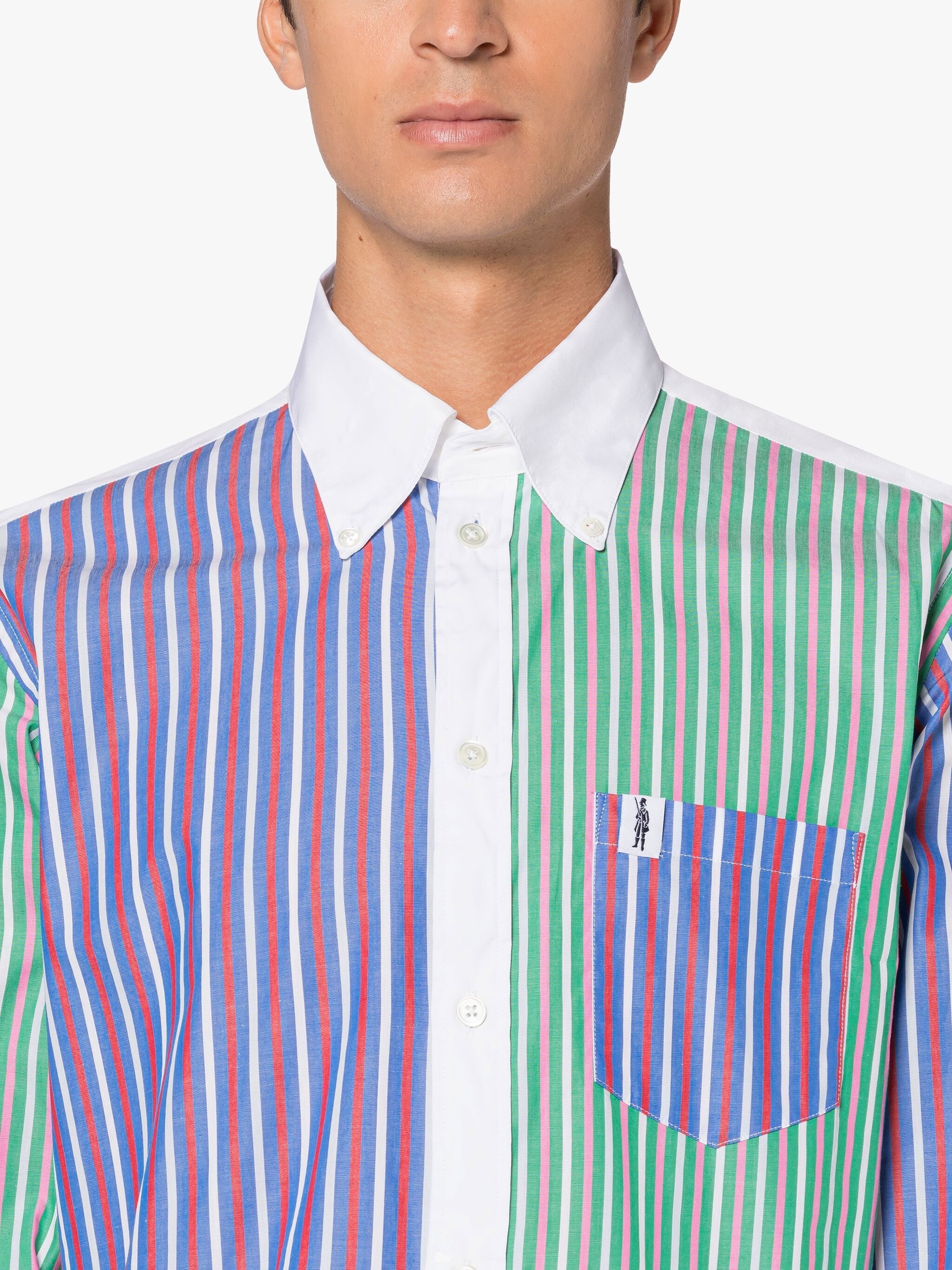 FUN BLOOMSBURY STRIPE COTTON SHIRT - 5