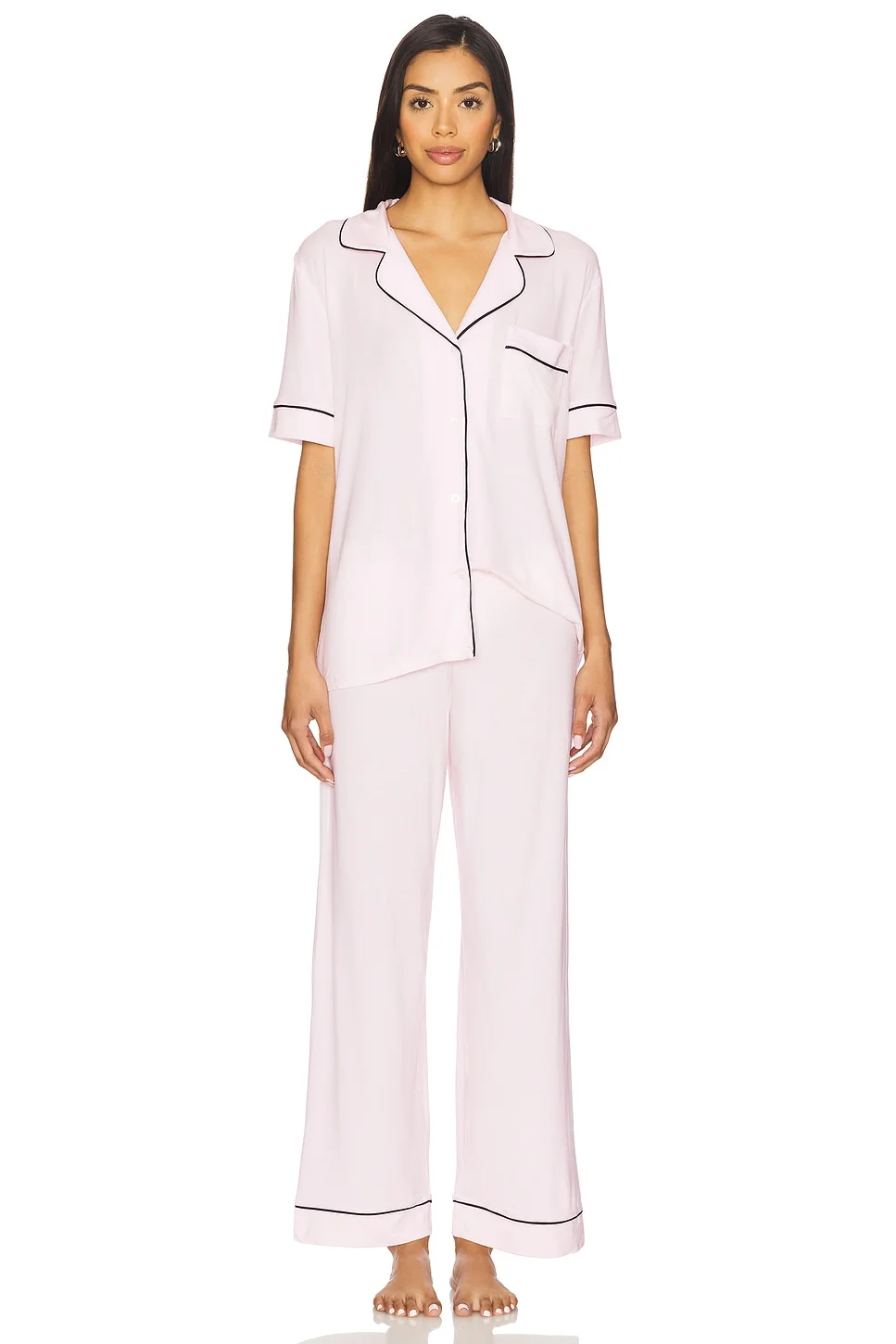 Gisele Short Sleeve Long Pj Set - 1