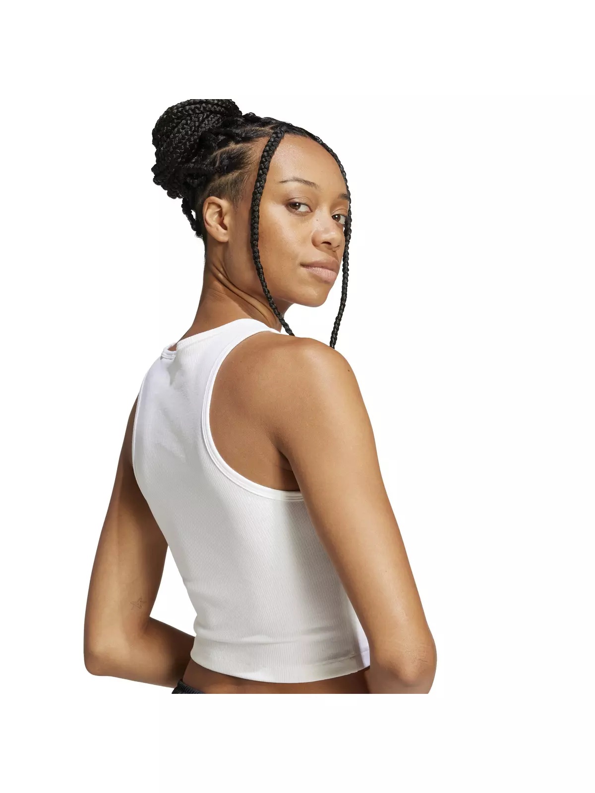 Originals Women's Essentials Ribbed Tank Top -White - 4
