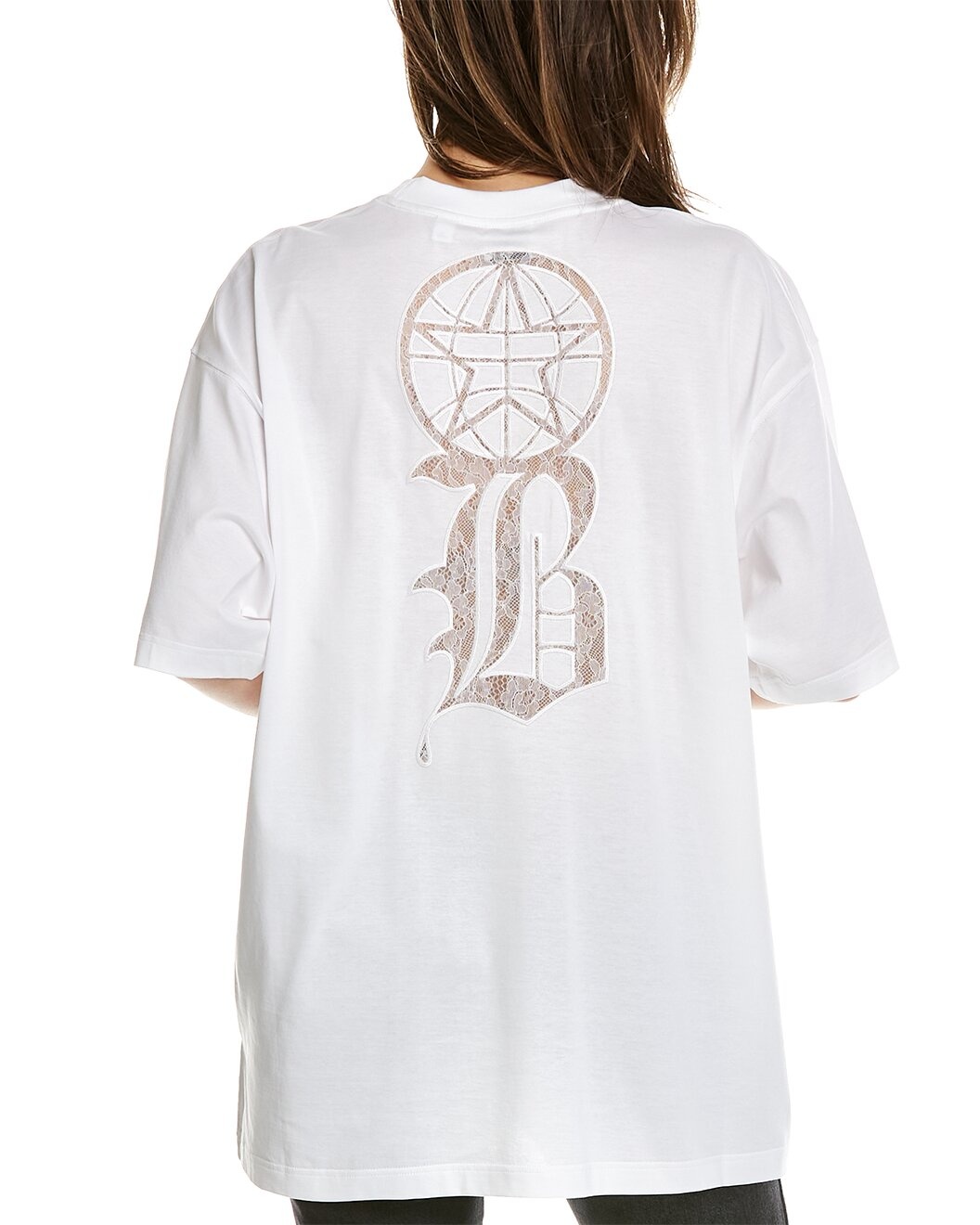 Burberry Lace Logo Oversized T-Shirt - 2