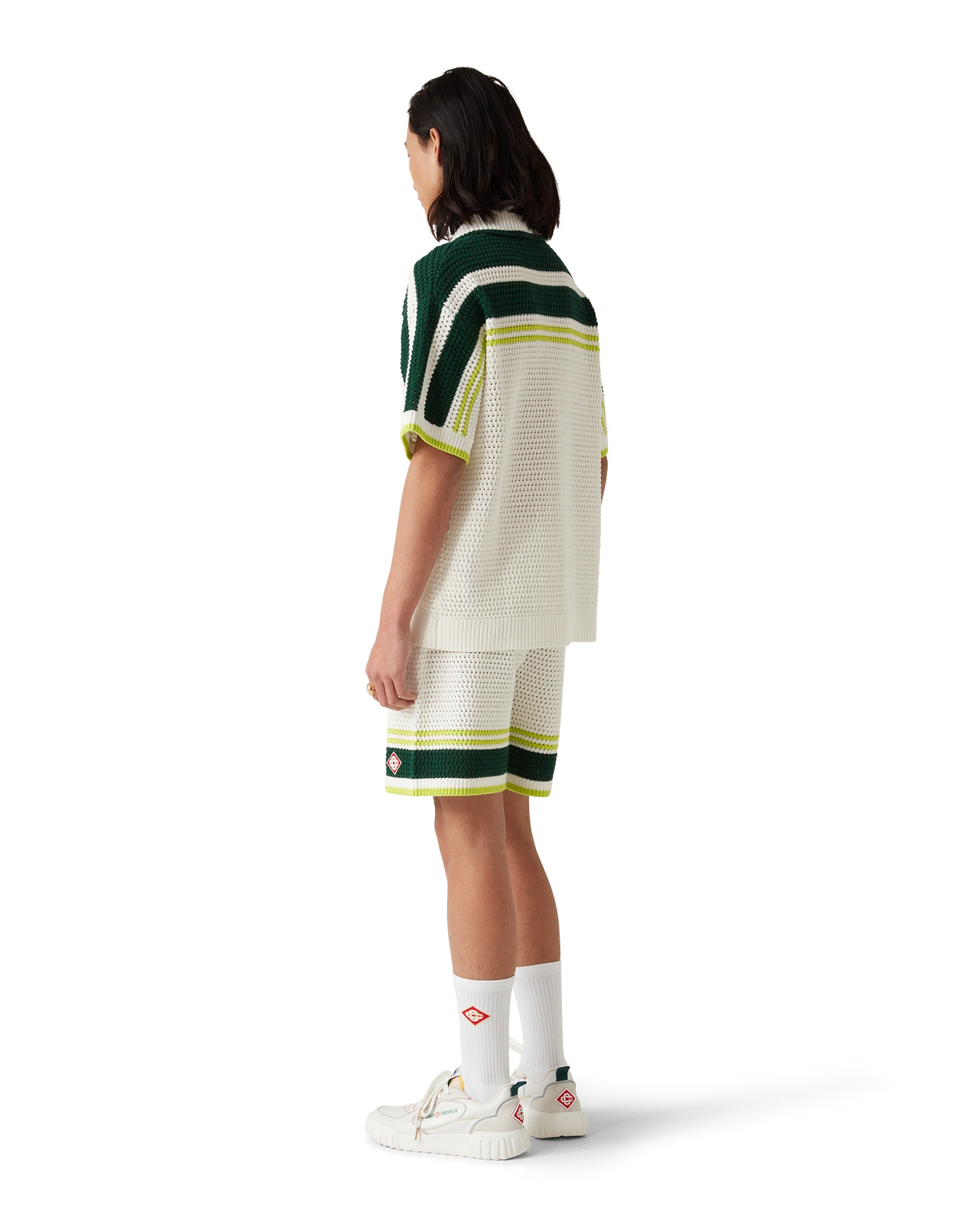 Mens Court White & Multicolour Sneakers | Casablanca Paris - 11