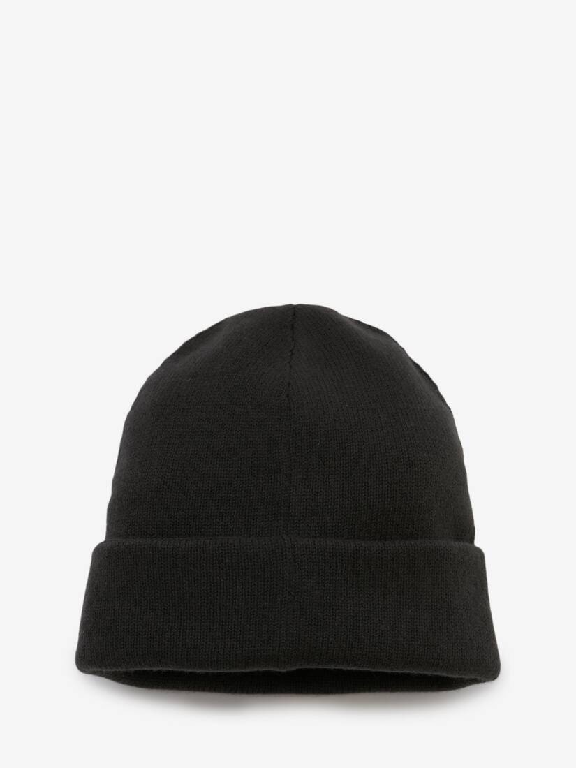 Mcqueen Wool Beanie in Khaki - 2