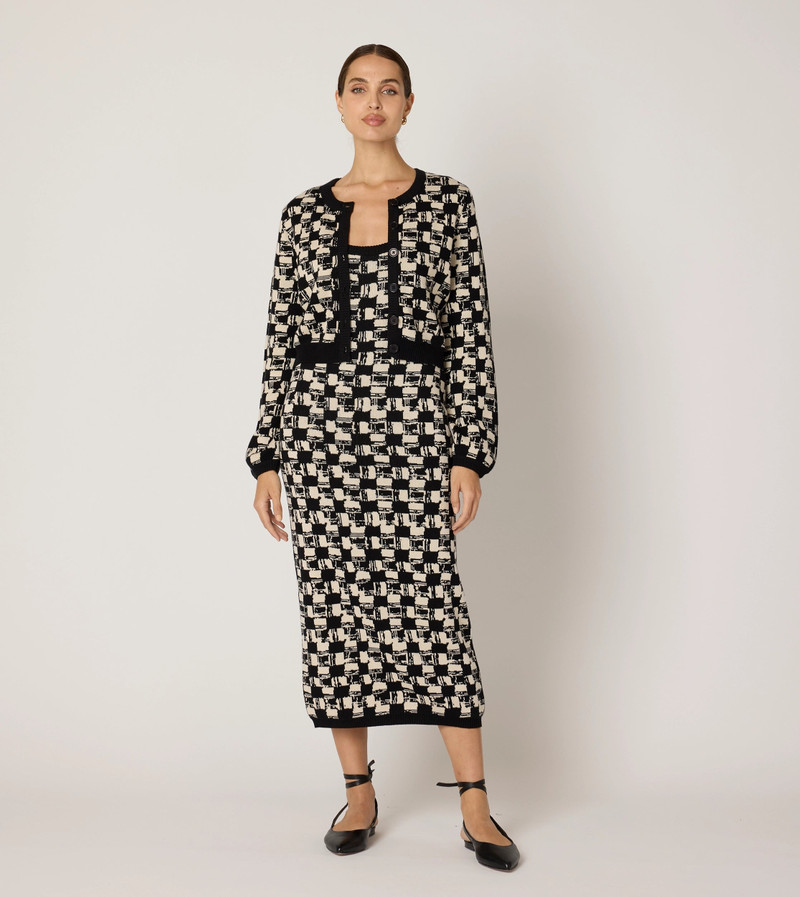 PAYTON MIDI DRESS | BIARRITZ BLACK 5