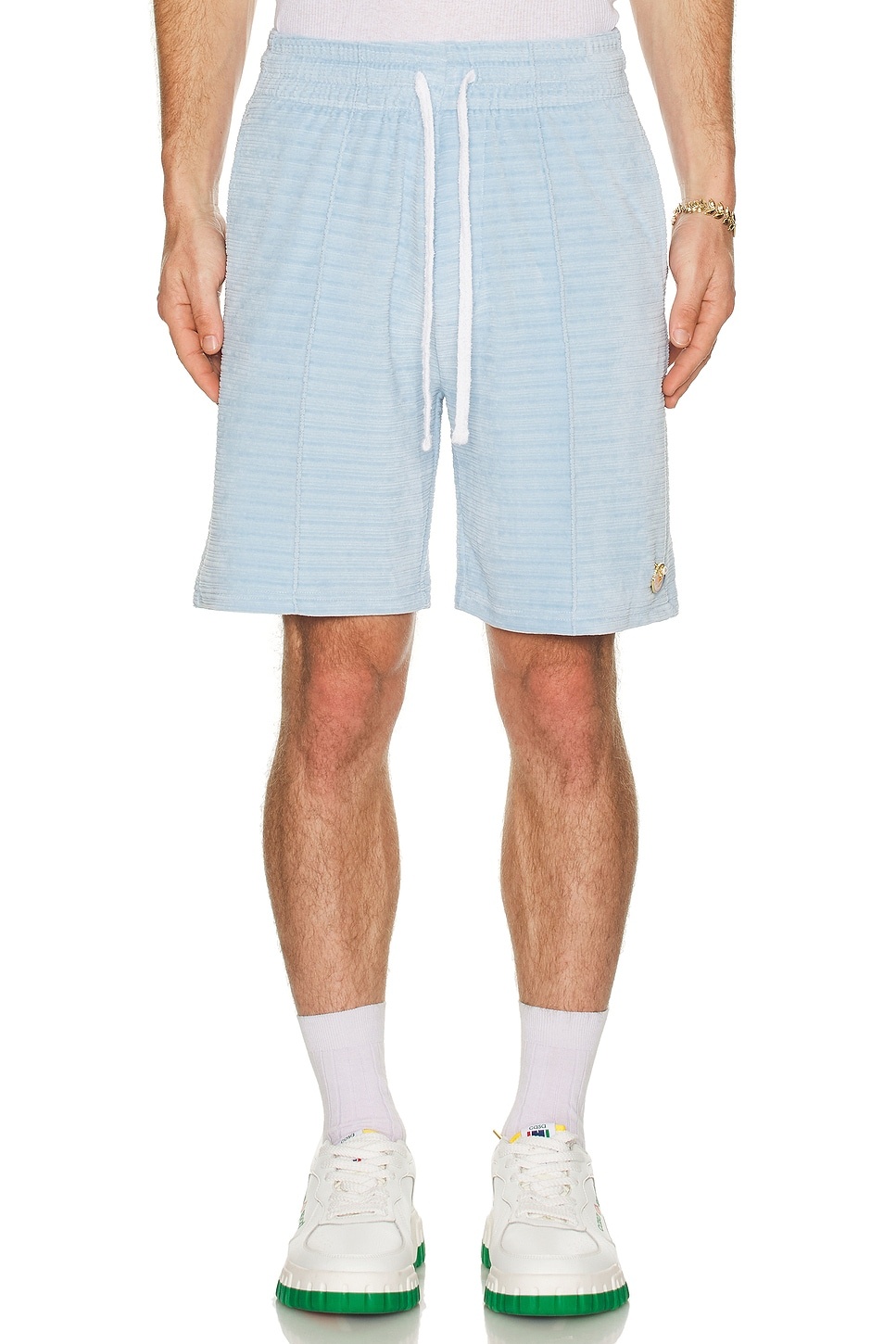 Velour Pintuck Shorts - 5