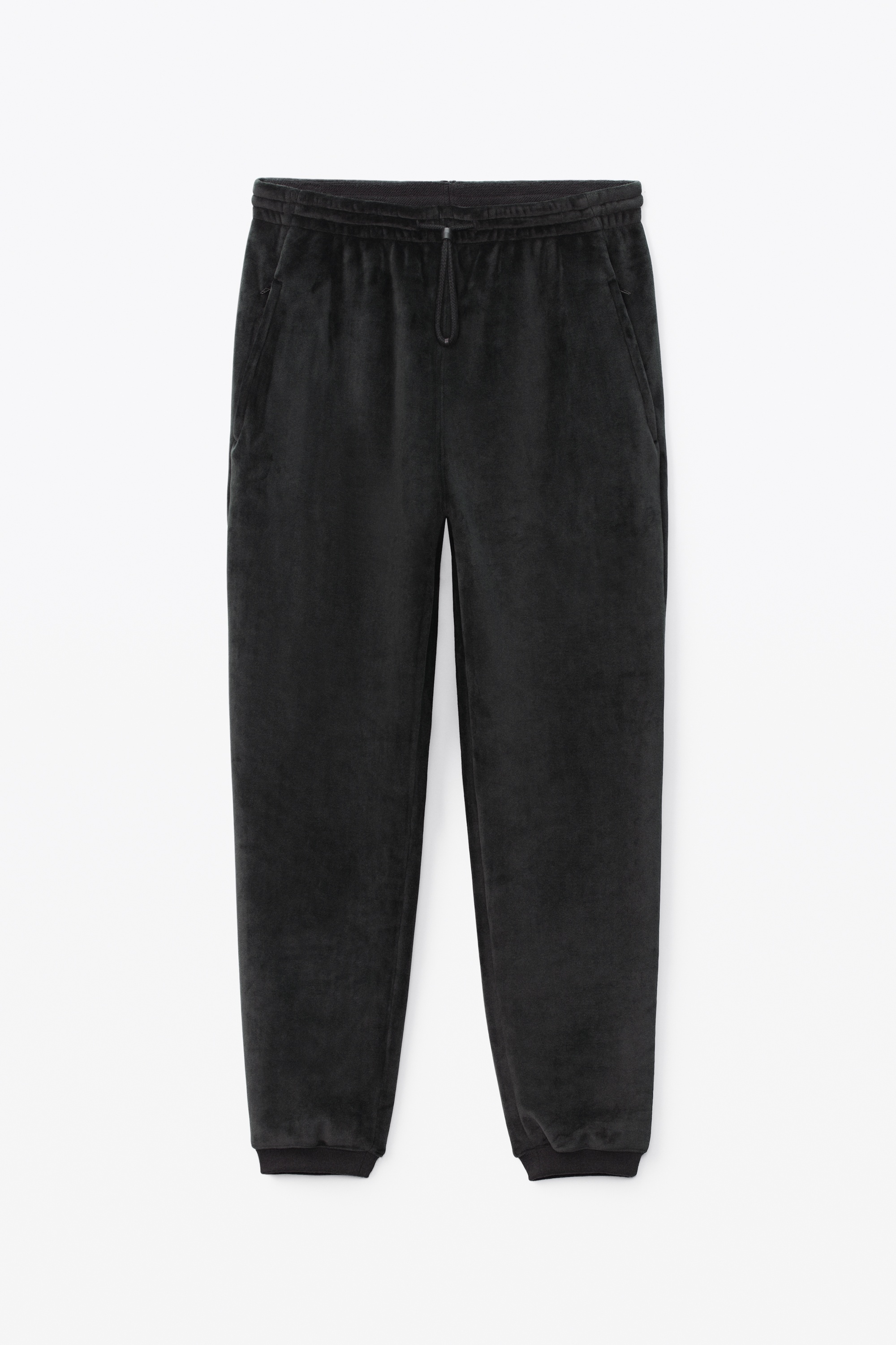 SWEATPANT IN BONDED VELOUR - 1