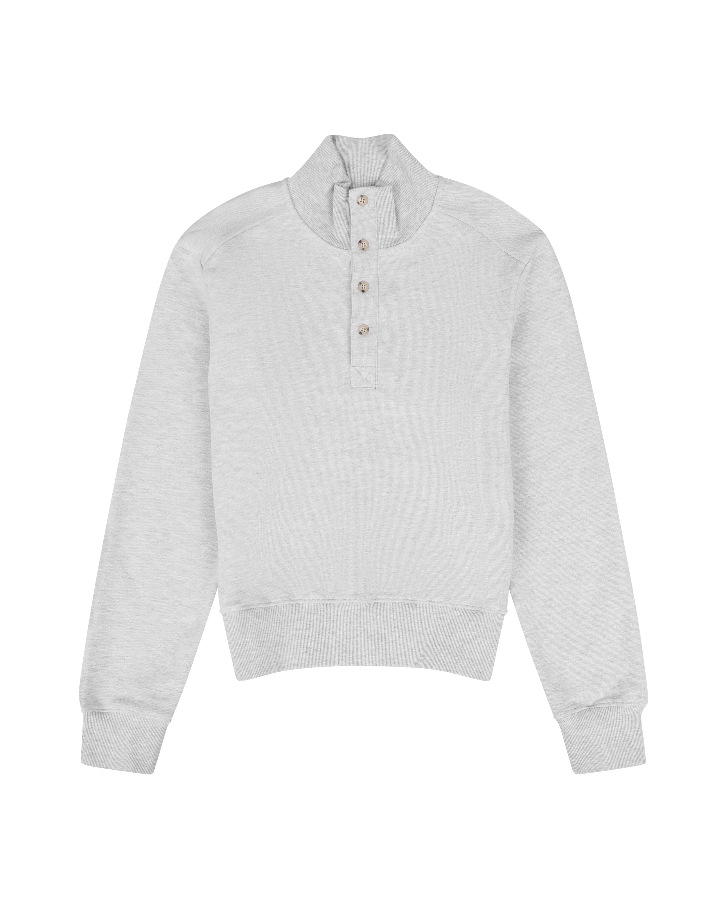 PORT PULLOVER HEATHER GREY - 7