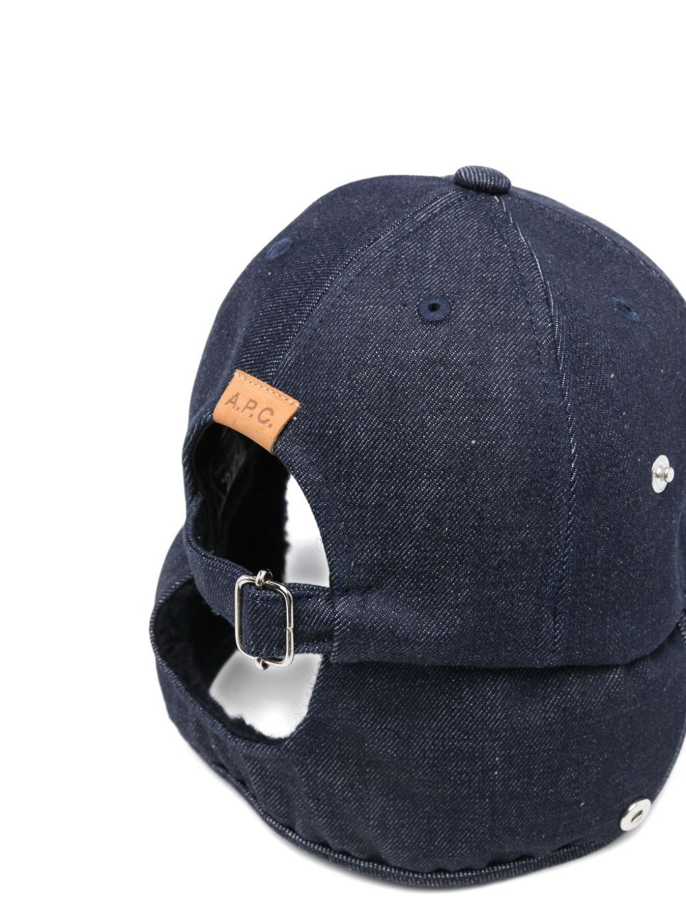 ear-flap denim cap - 2