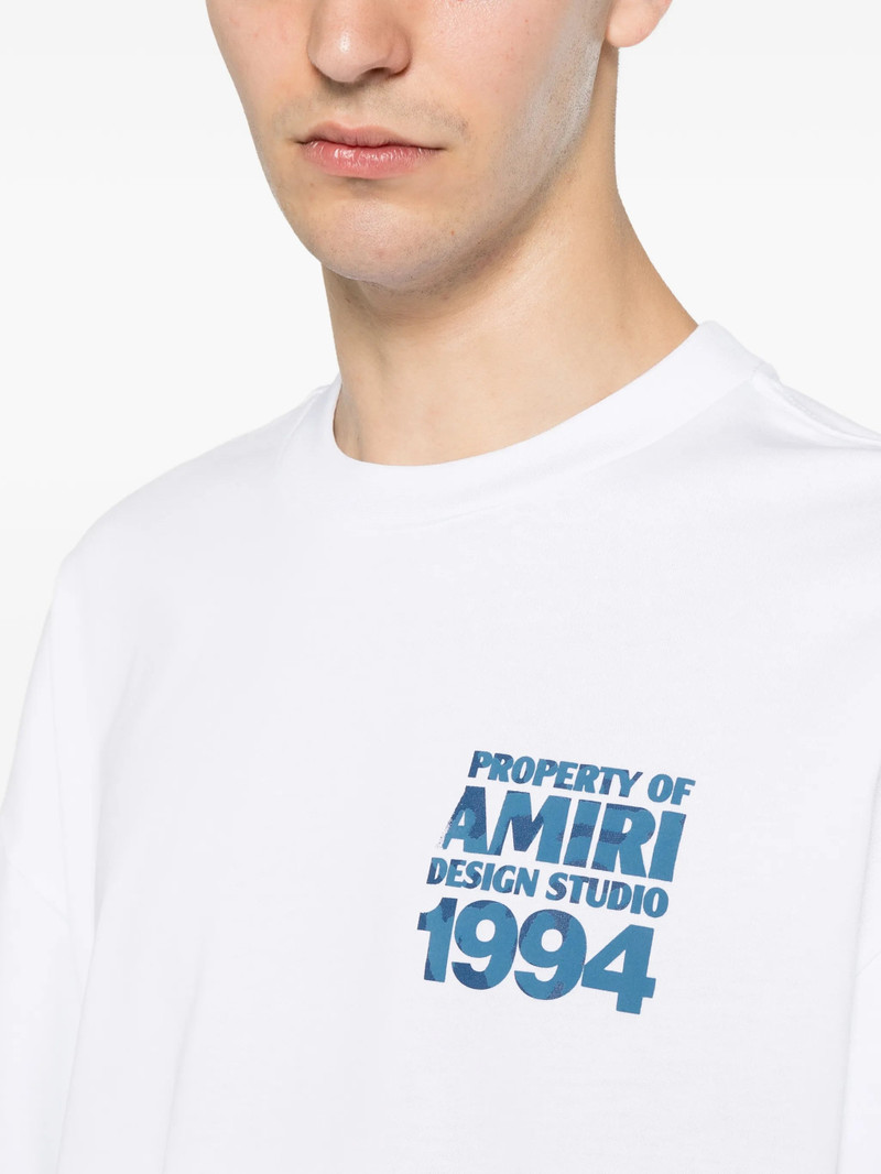 AMIRI Amiri Logo-print T-shirt outlook