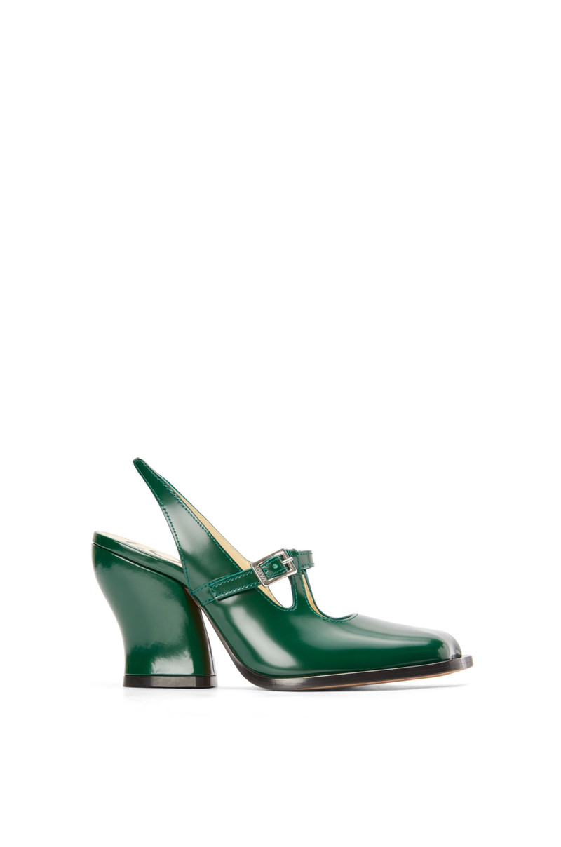 Onda slingback pump in brushed calfskin 1