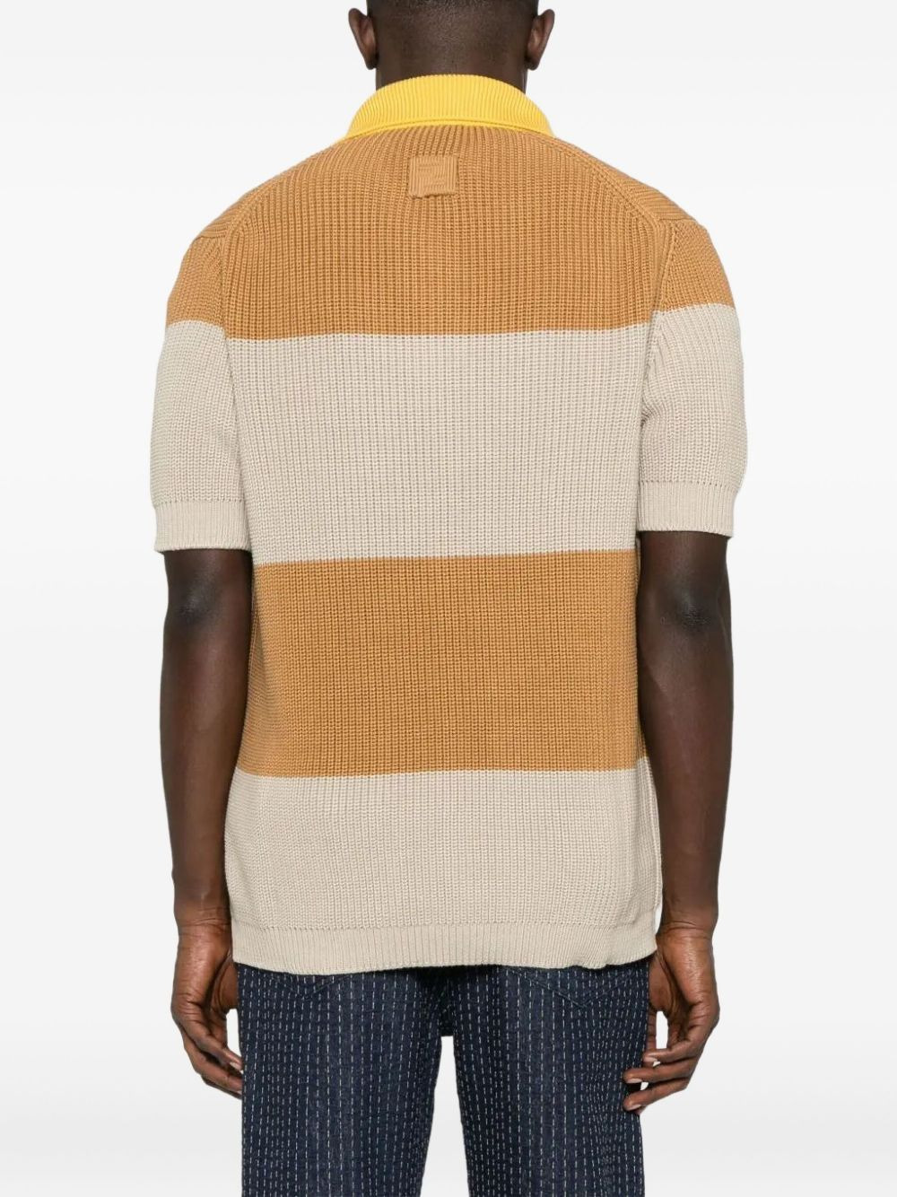 striped polo shirt - 2