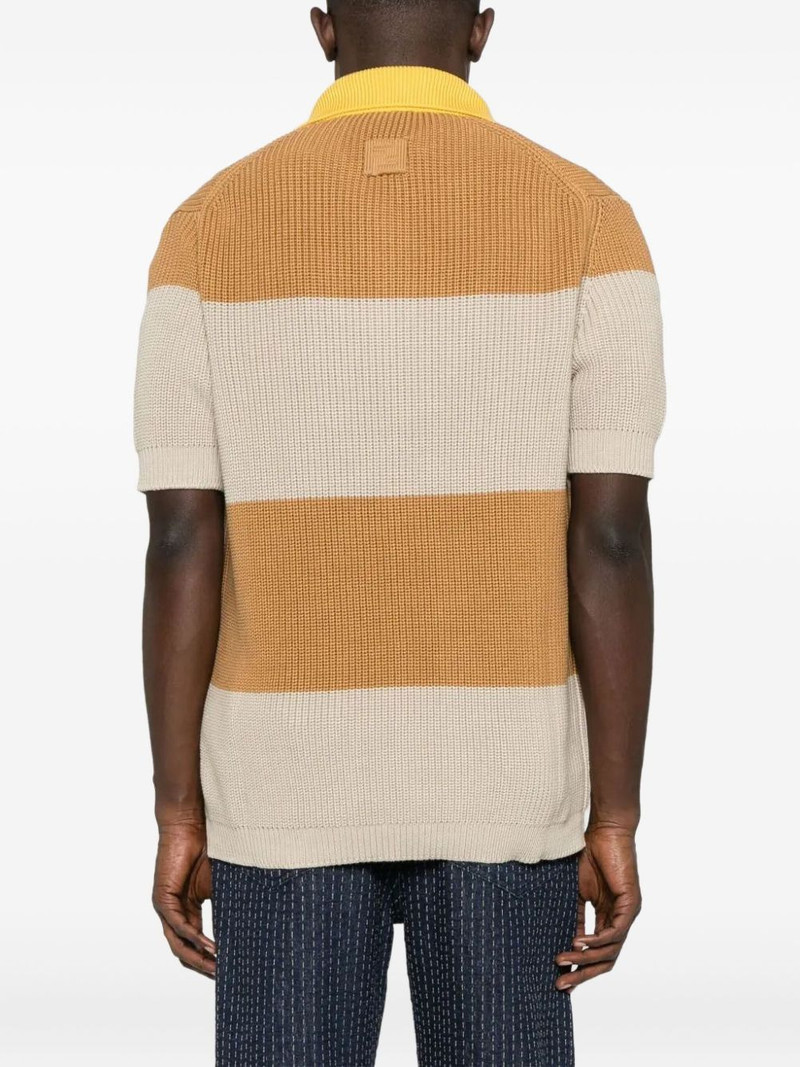 FENDI striped polo shirt outlook