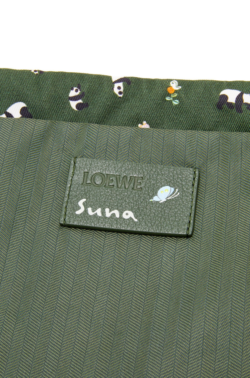 Panda small drawstring pouch in canvas 4