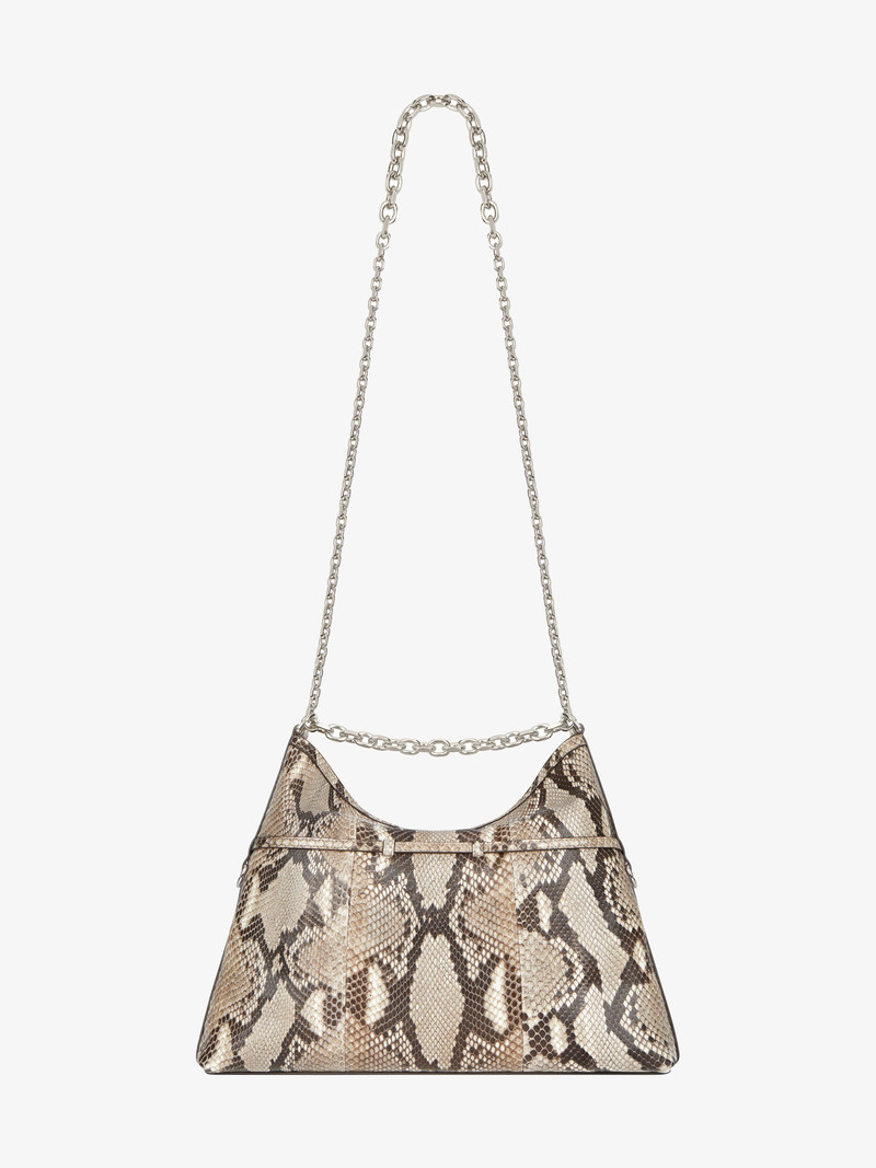 MEDIUM VOYOU CHAIN BAG IN PYTHON 4