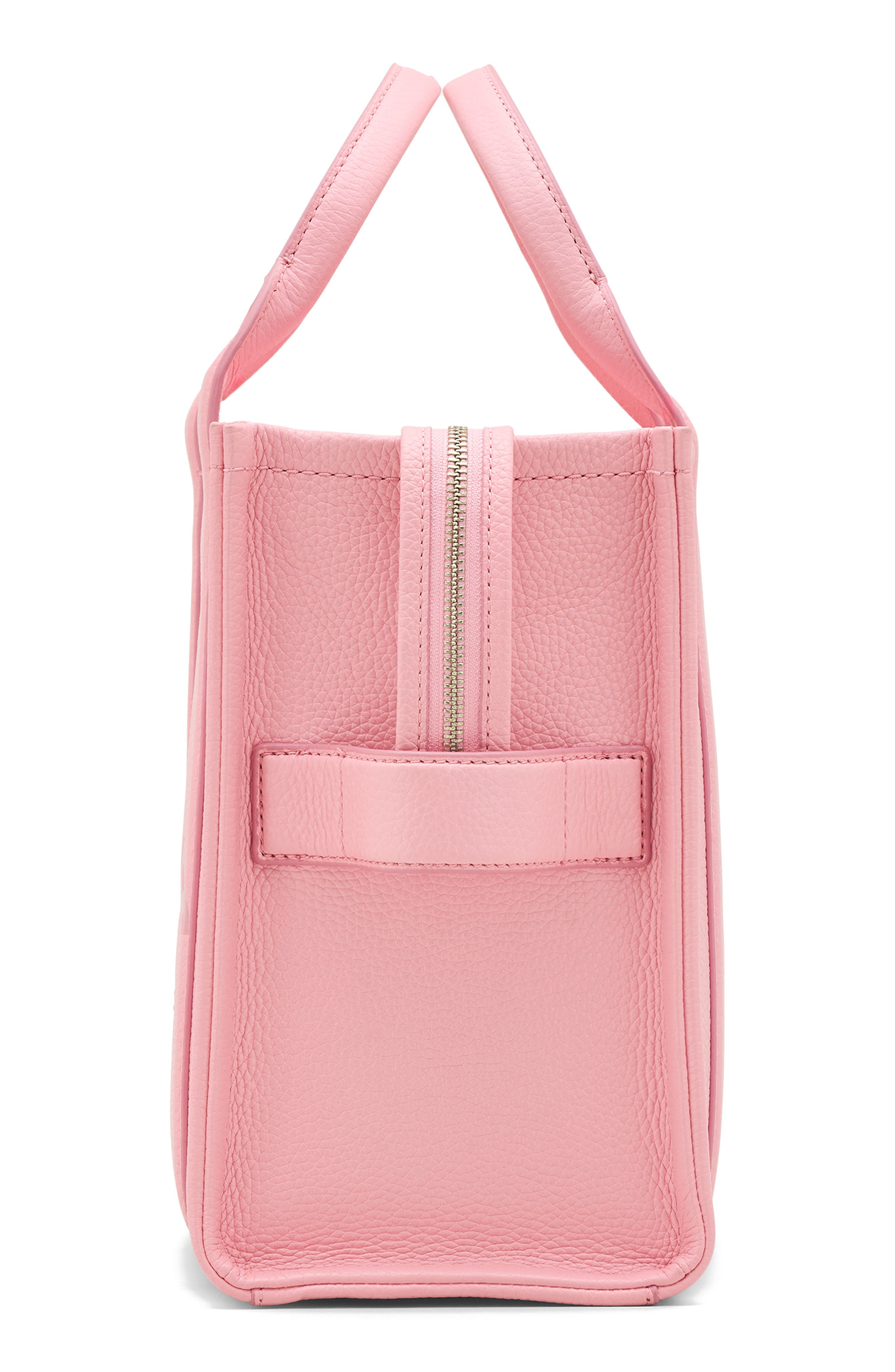 Marc Jacobs The Leather Medium Tote Bag in Ribbon Pink at Nordstrom - 6