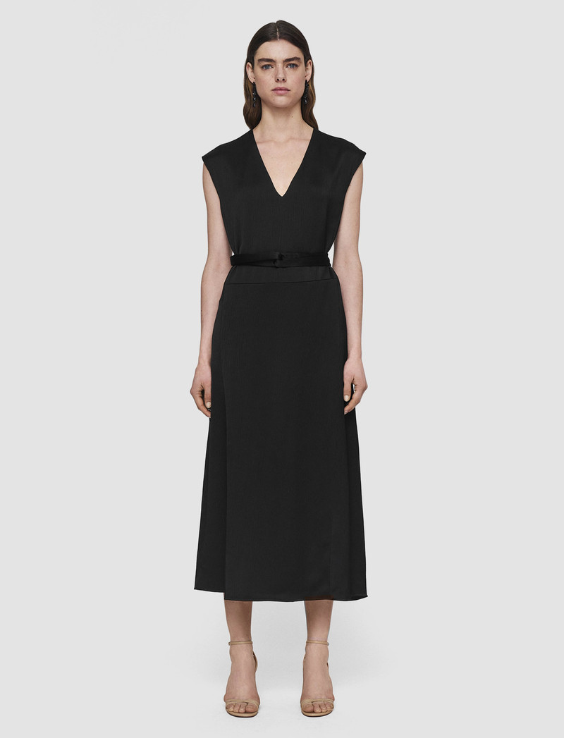 JOSEPH Lutece Textured Viscose Dress outlook
