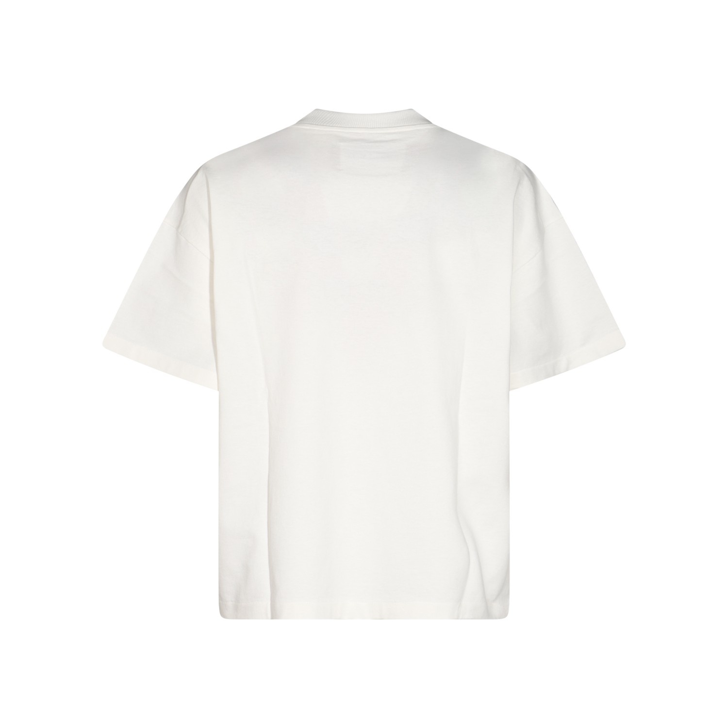 WHITE COTTON T-SHIRT - 2