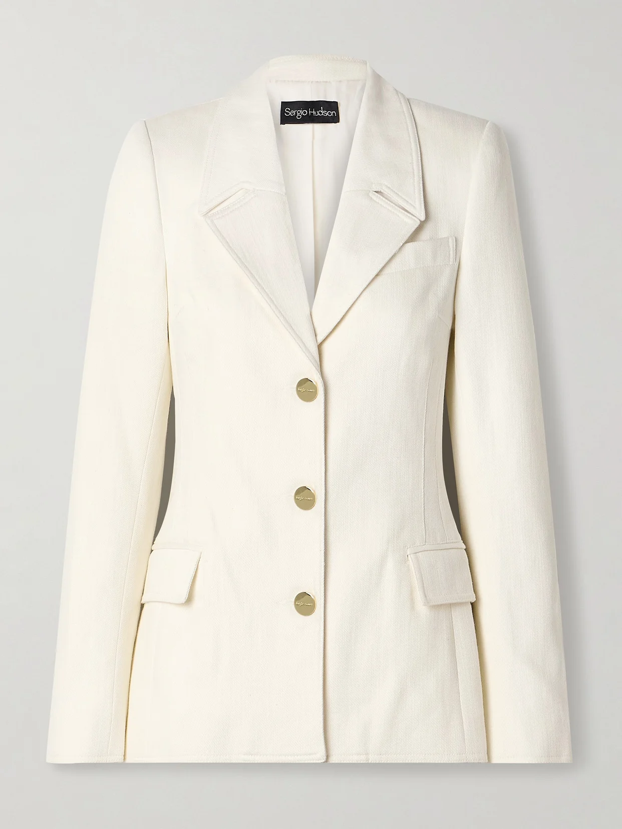 Cotton-twill Blazer - 1