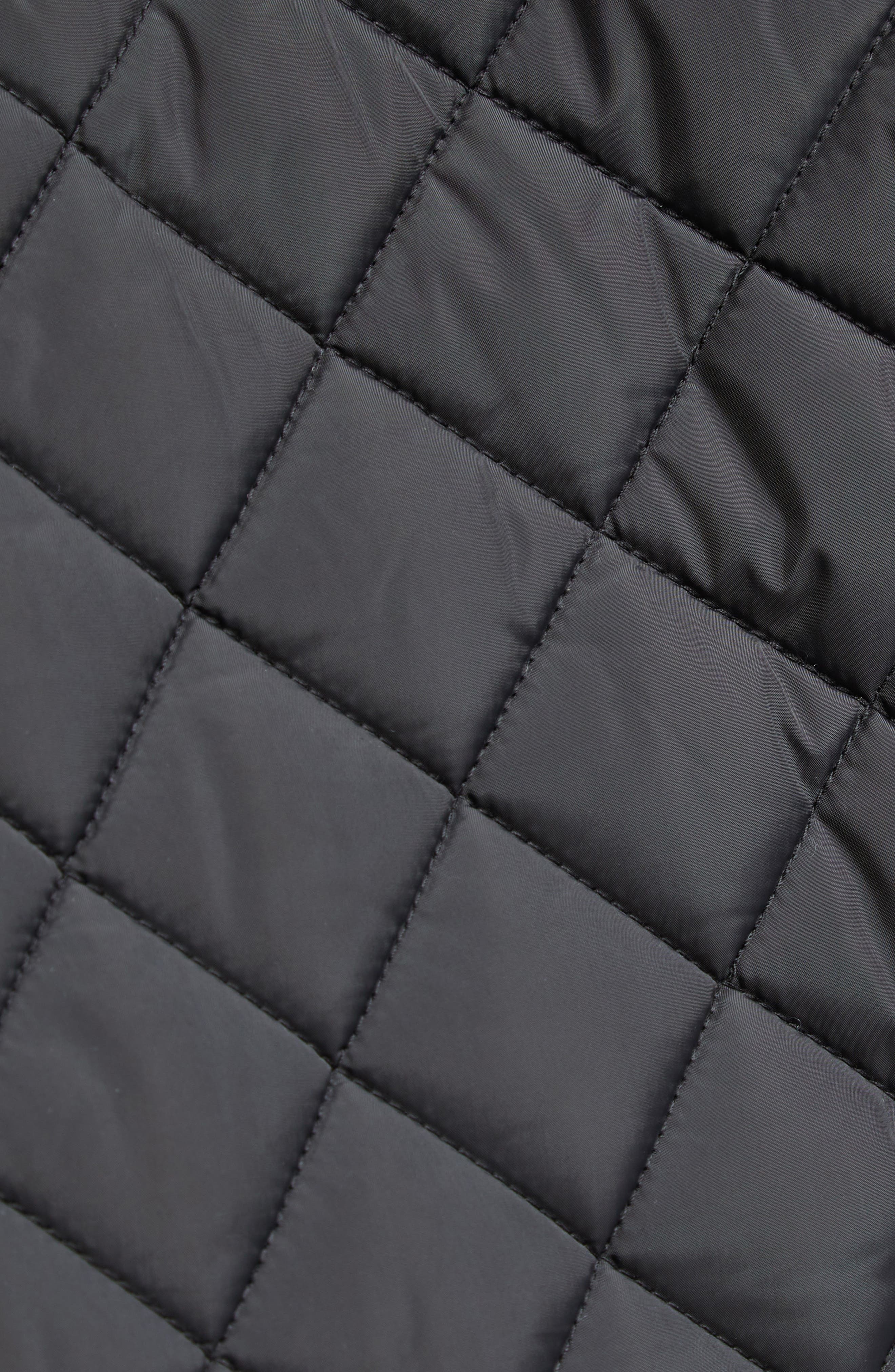 TOTEME Oversize Quilted Jacket in Black 200 at Nordstrom - 6