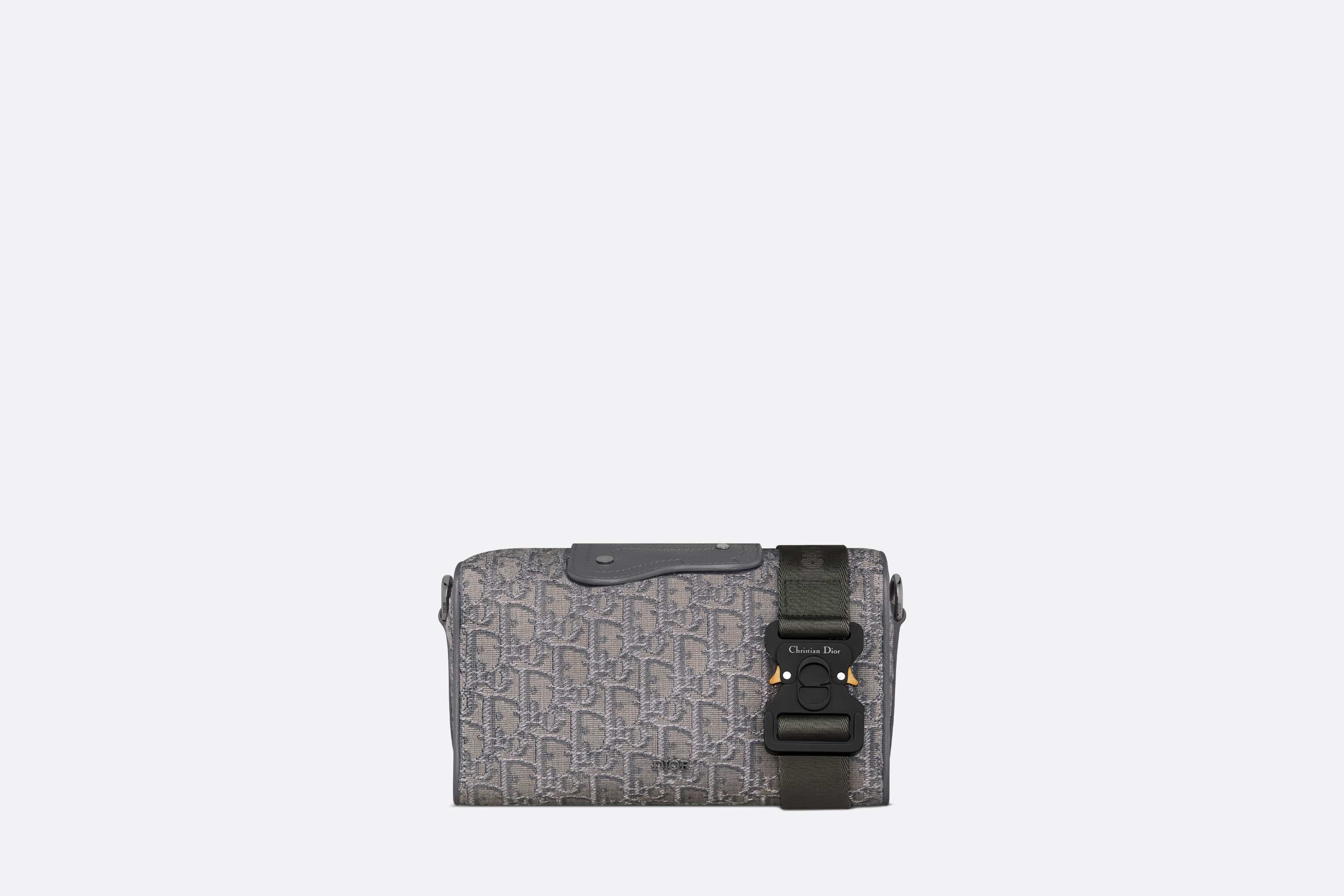 Dior Men's Oblique Jacquard Scarab Bag