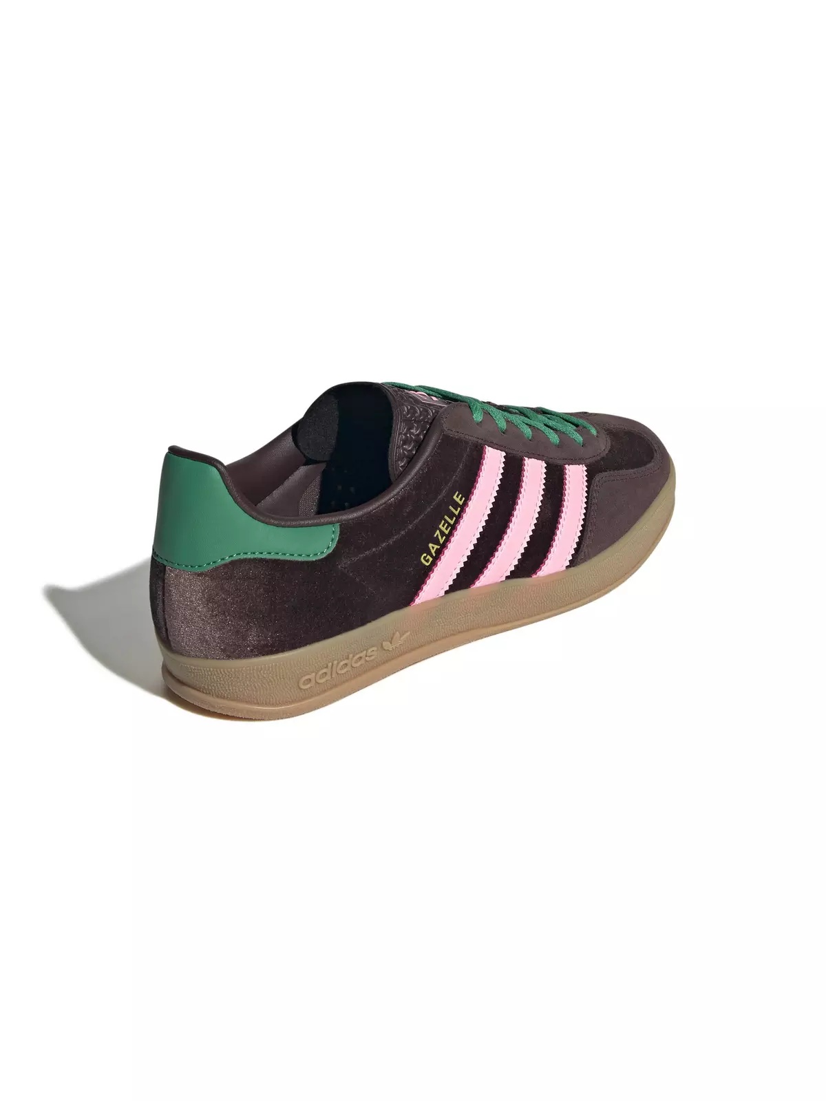 Originals Gazelle "Dark Brown/Glow Pink/Court Green" Women's Shoe - 4