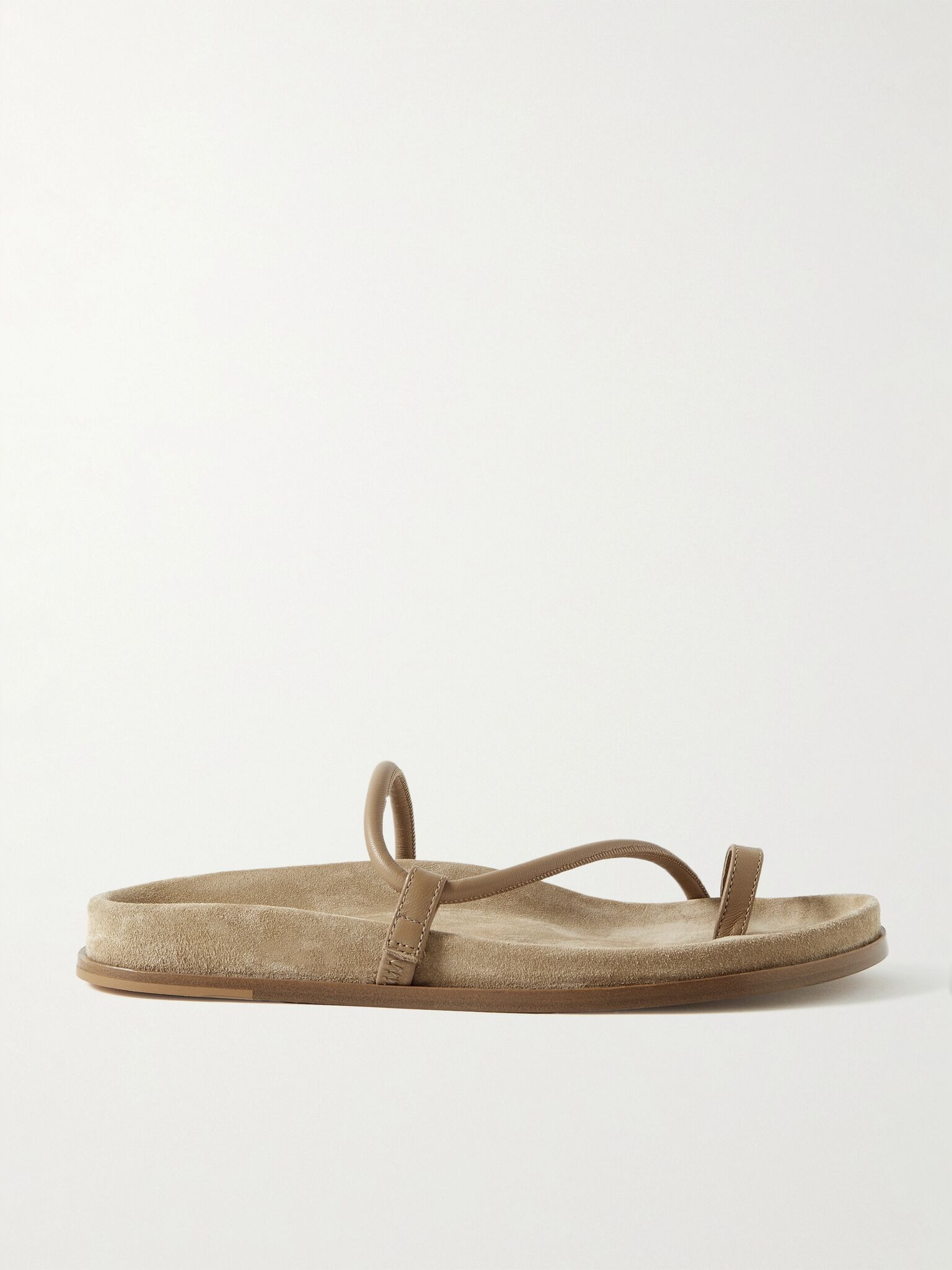 Bari leather sandals Tan - 1