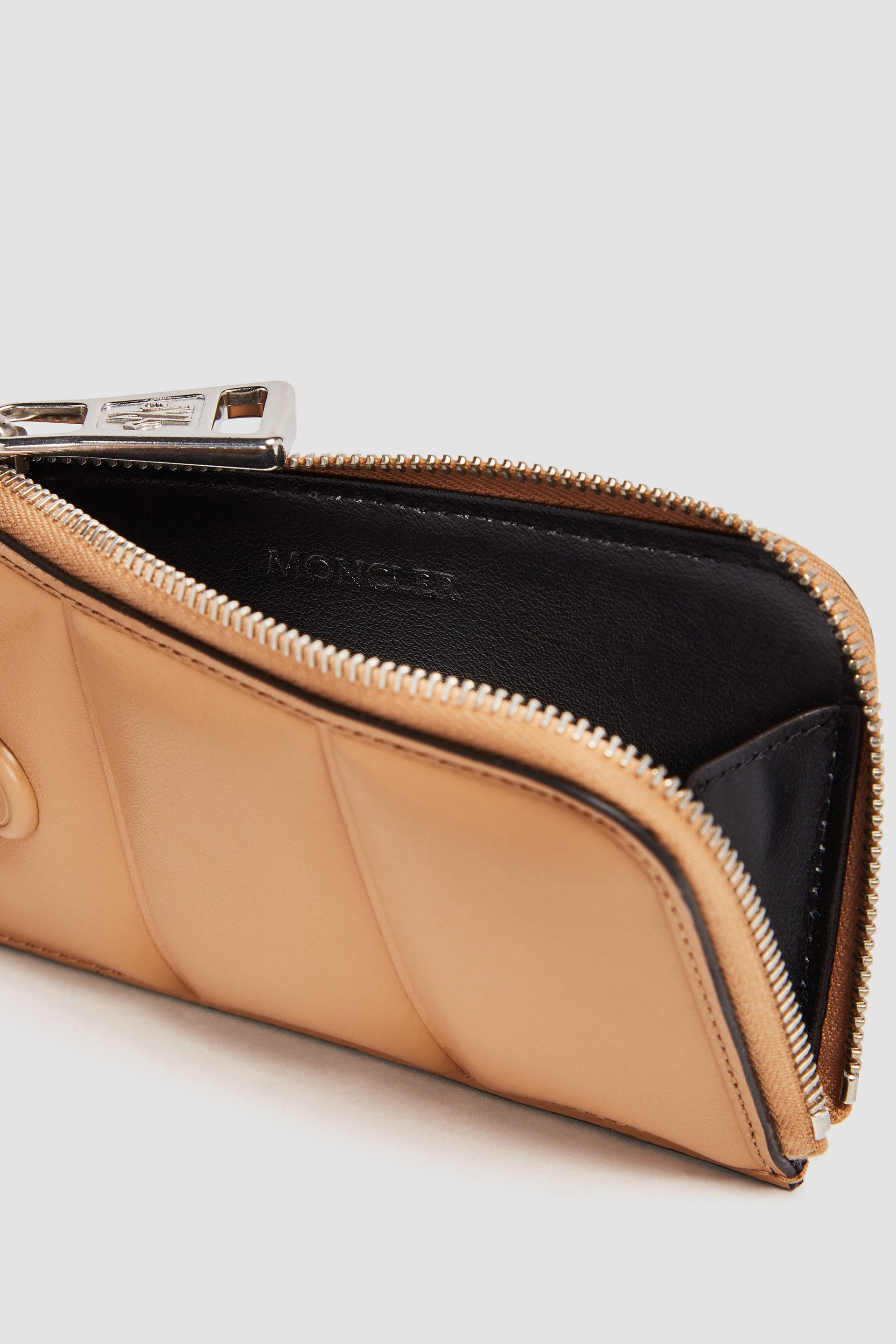 Quilted Leather Card Holder - 3