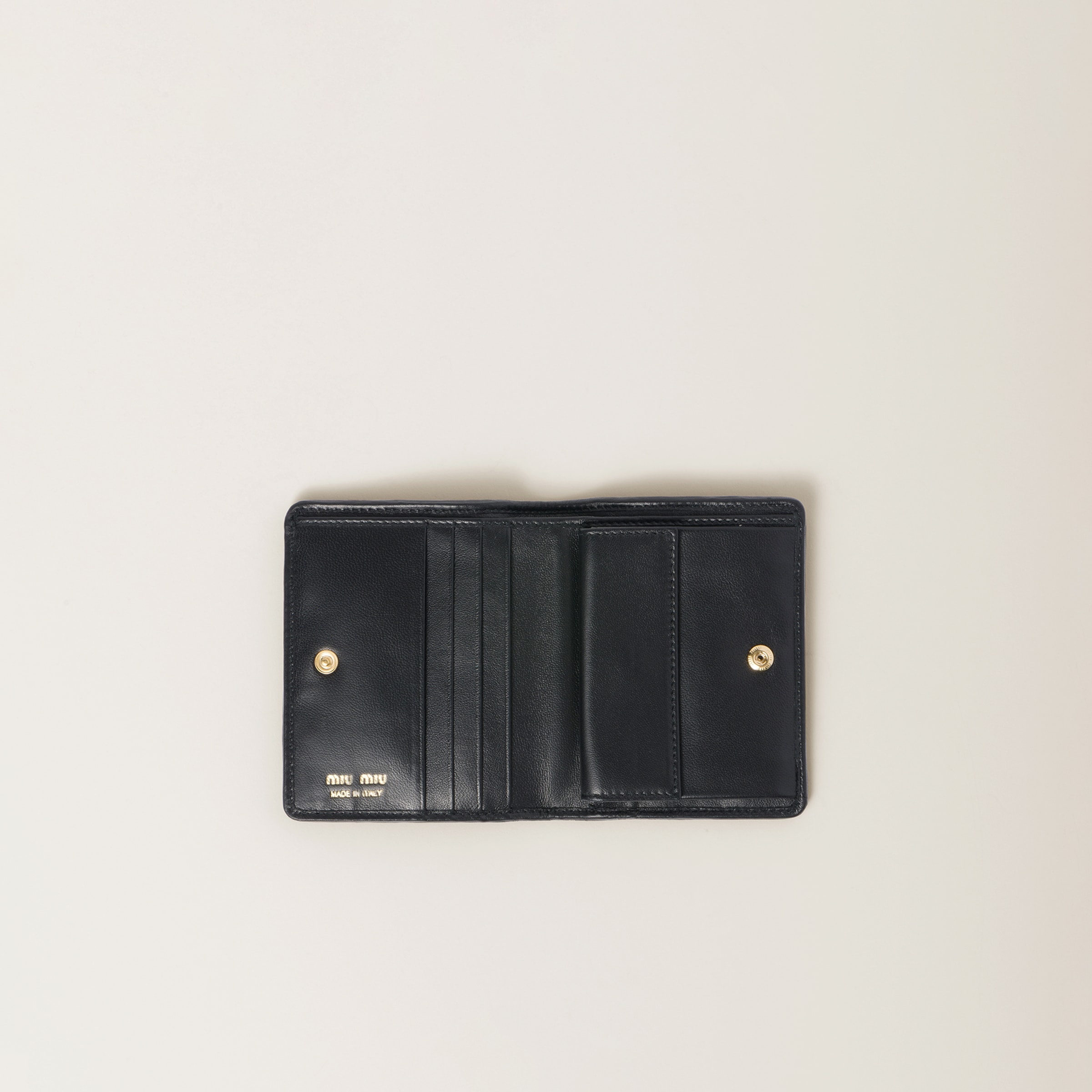 Small matelassé nappa leather wallet - 2