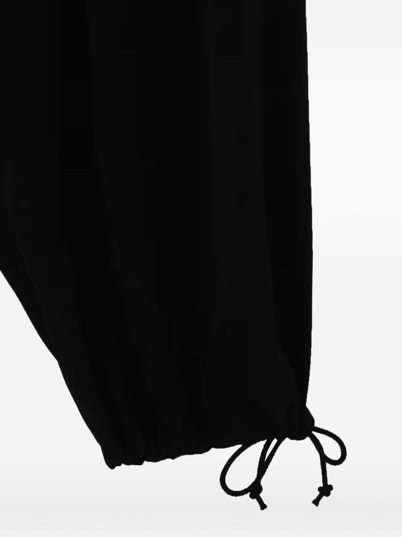 Yohji Yamamoto drawstring pleated trousers outlook